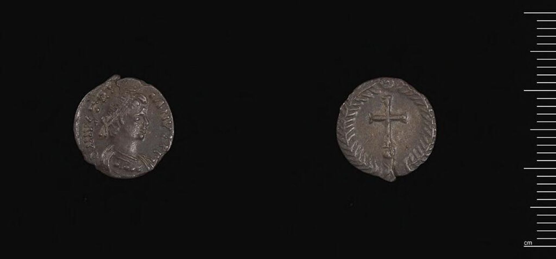Coin of Justinian I by Justinian I