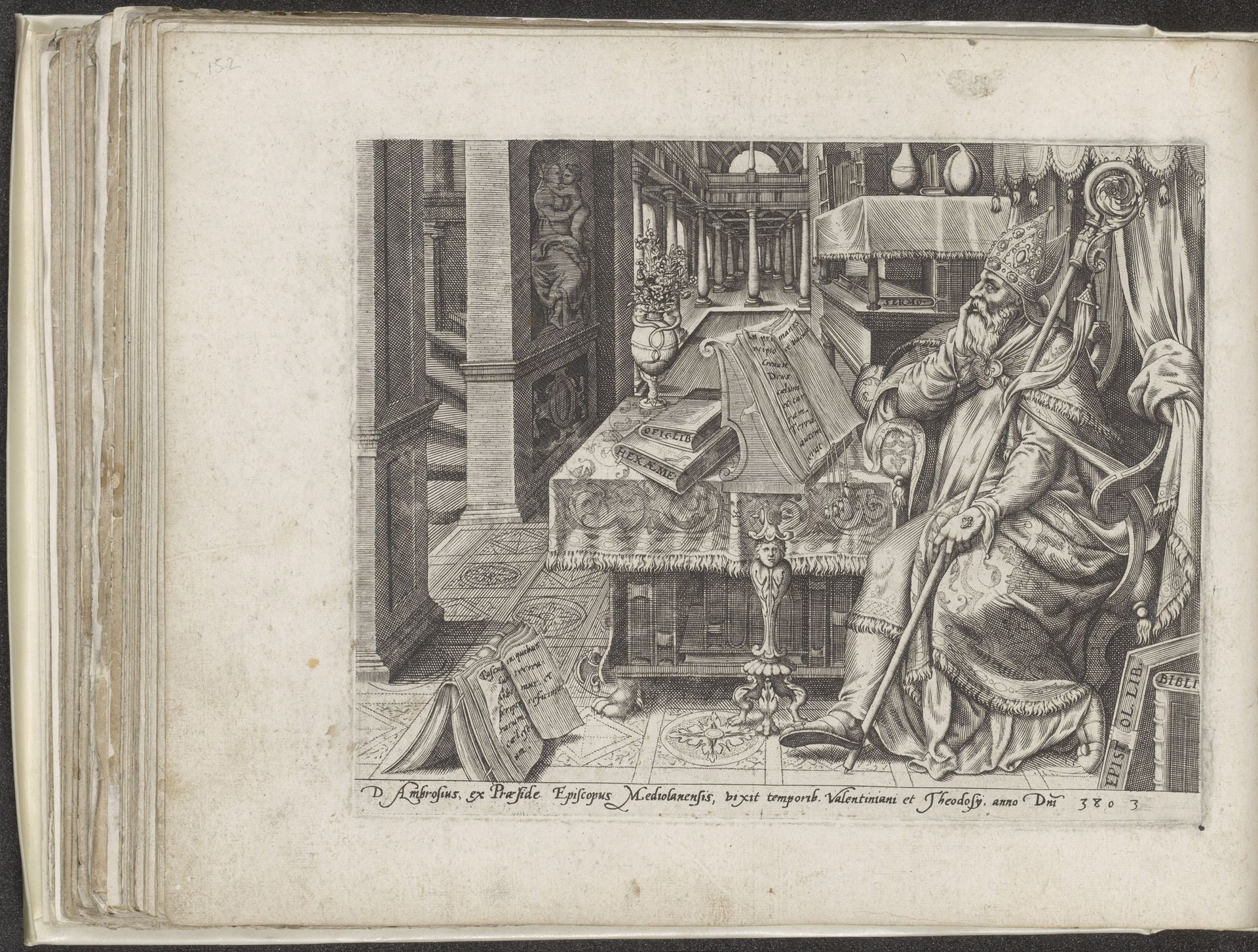 Kerkvader Ambrosius by Pieter Nagel