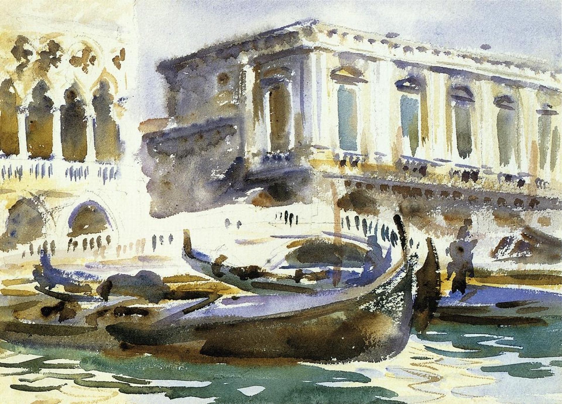 Venice. The Prison by John Singer Sargent