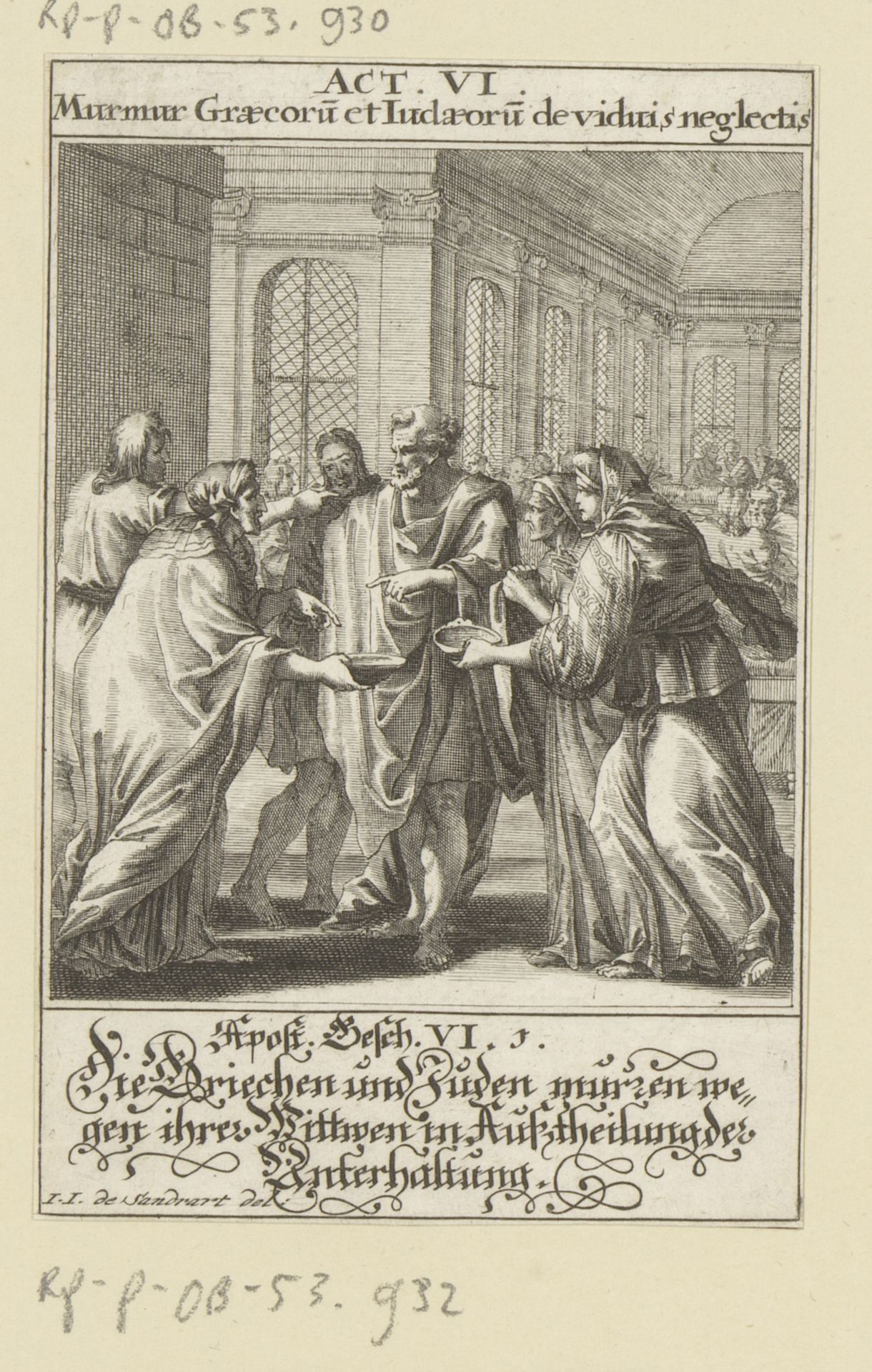 Gemor van de Grieken en Hebreeën vanwege verwaarlozing van de weduwen by Anonymous