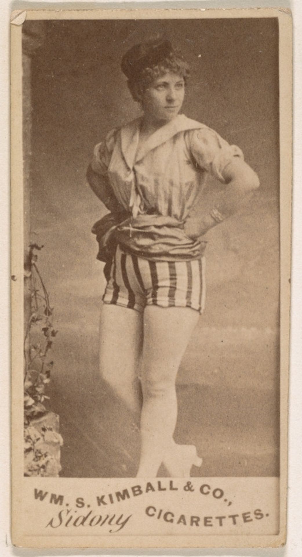 Miss Sidony, from the Actresses series (N203) issued by Wm. S. Kimball & Co. by William S. Kimball & Company