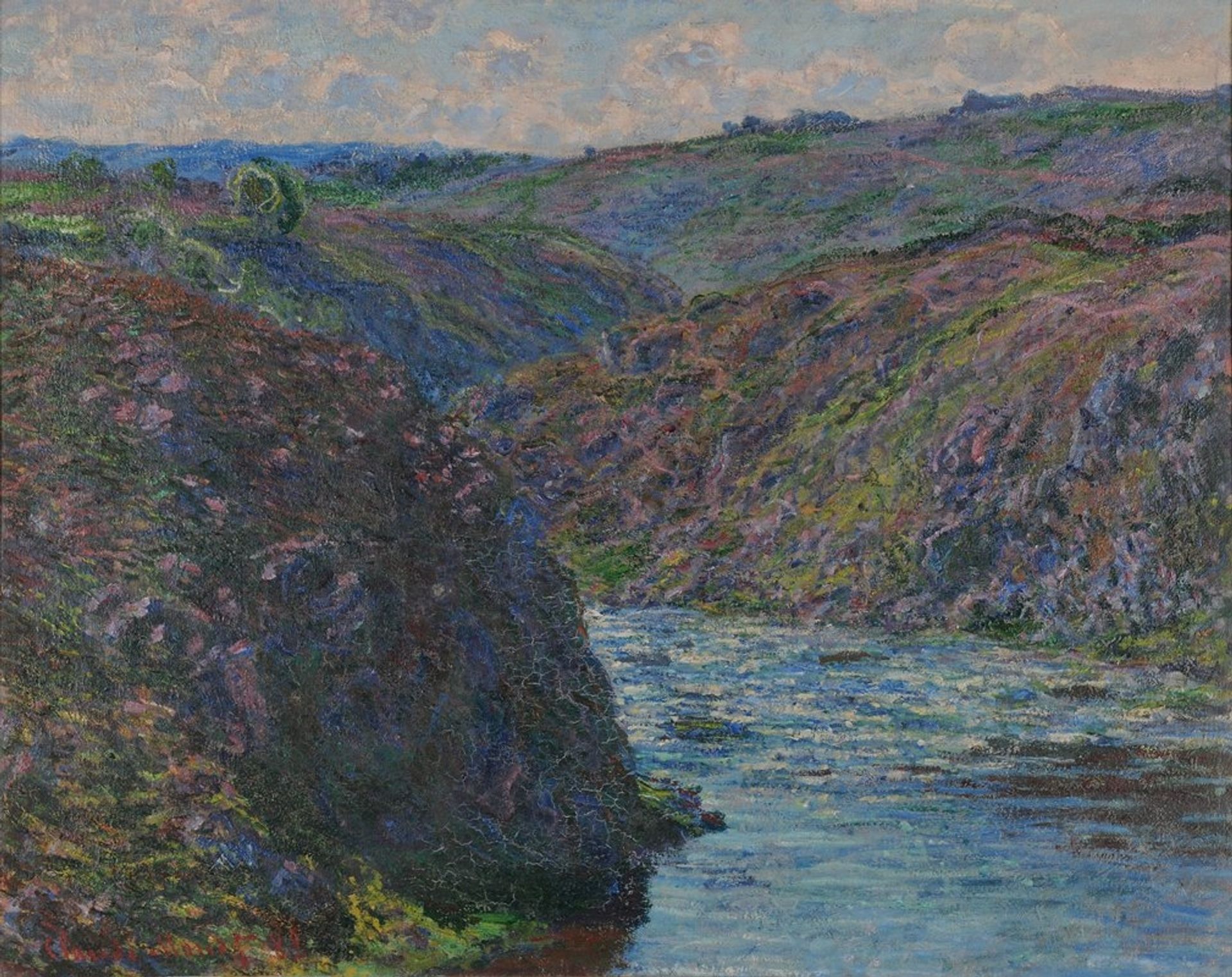 Les ravins de la Creuse by Claude Monet