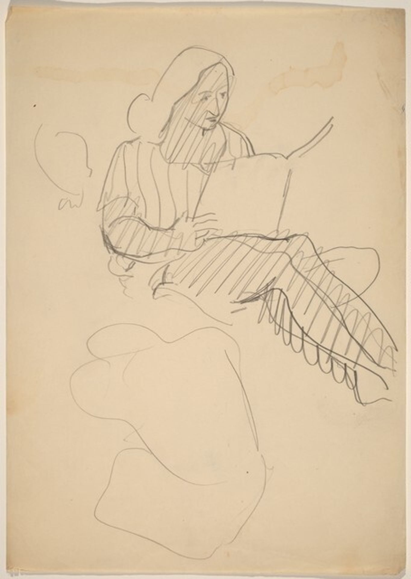 Seated Woman Reading by Mark Rothko