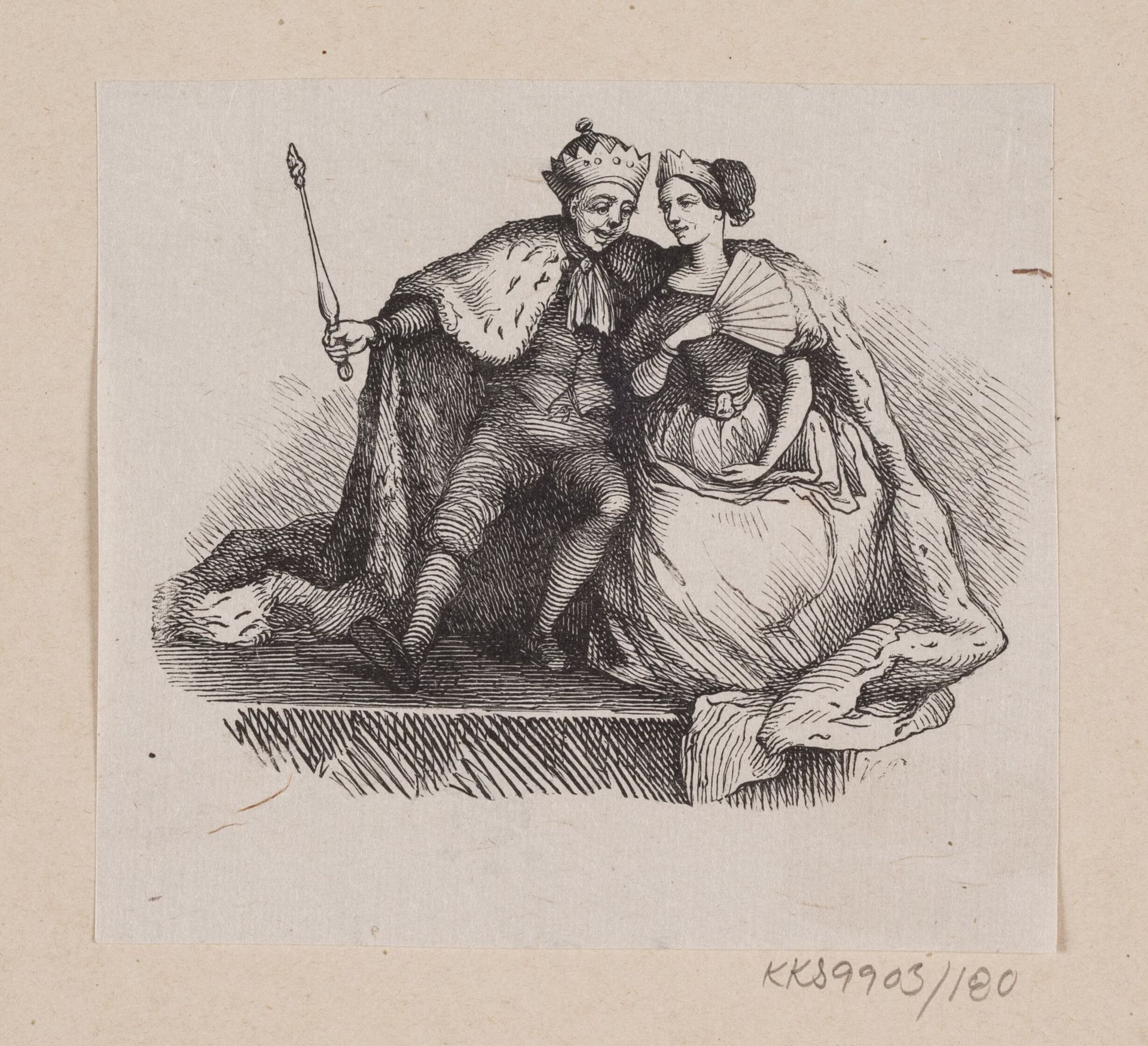 Illustration til "Klods-Hans" i H.C. Andersen, "Eventyr og Historier", Bind 2 by H.P. Hansen