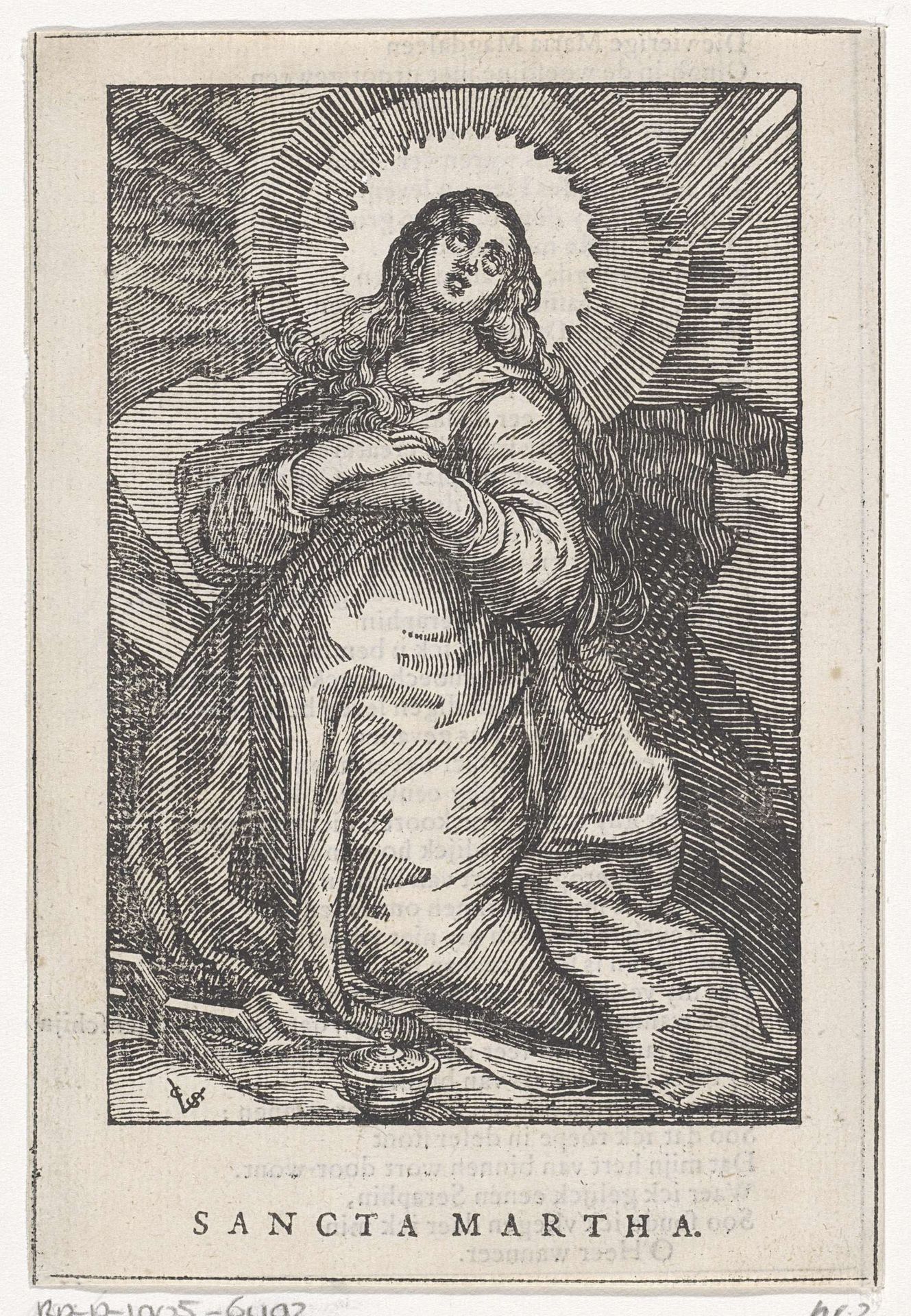 Heilige Martha als kluizenares by Christoffel van (II) Sichem