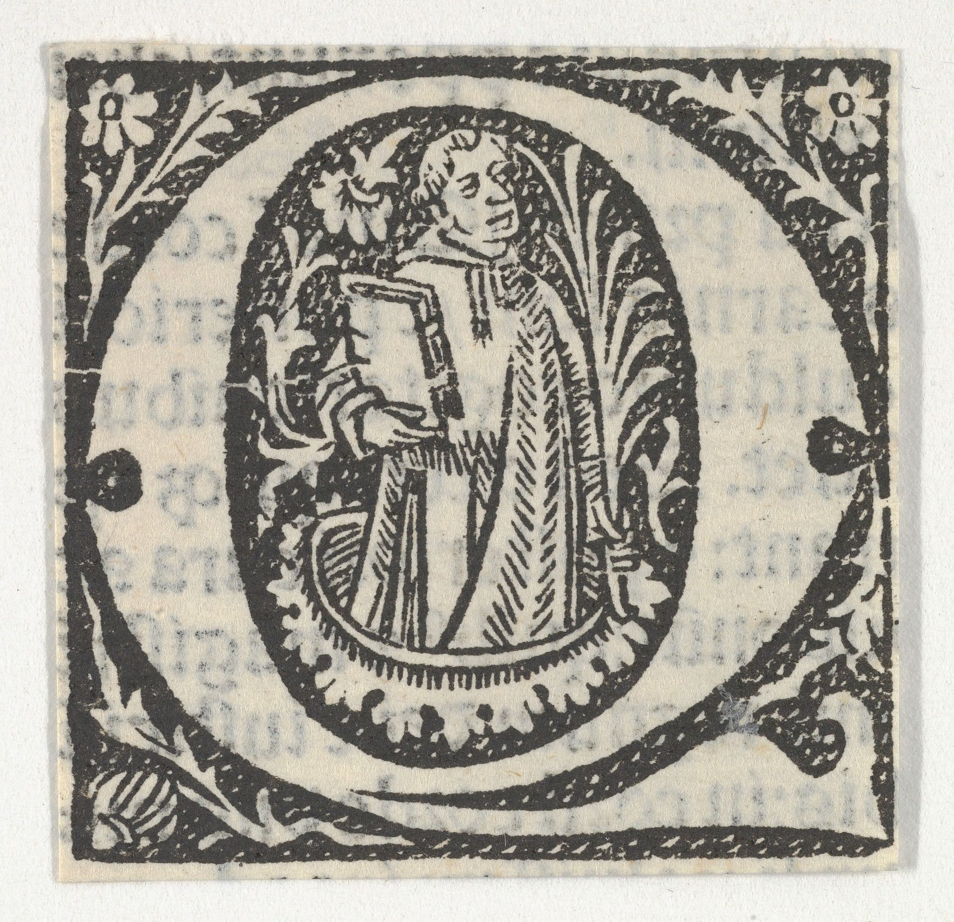 Decorated Roman alphabet by Anonymous
