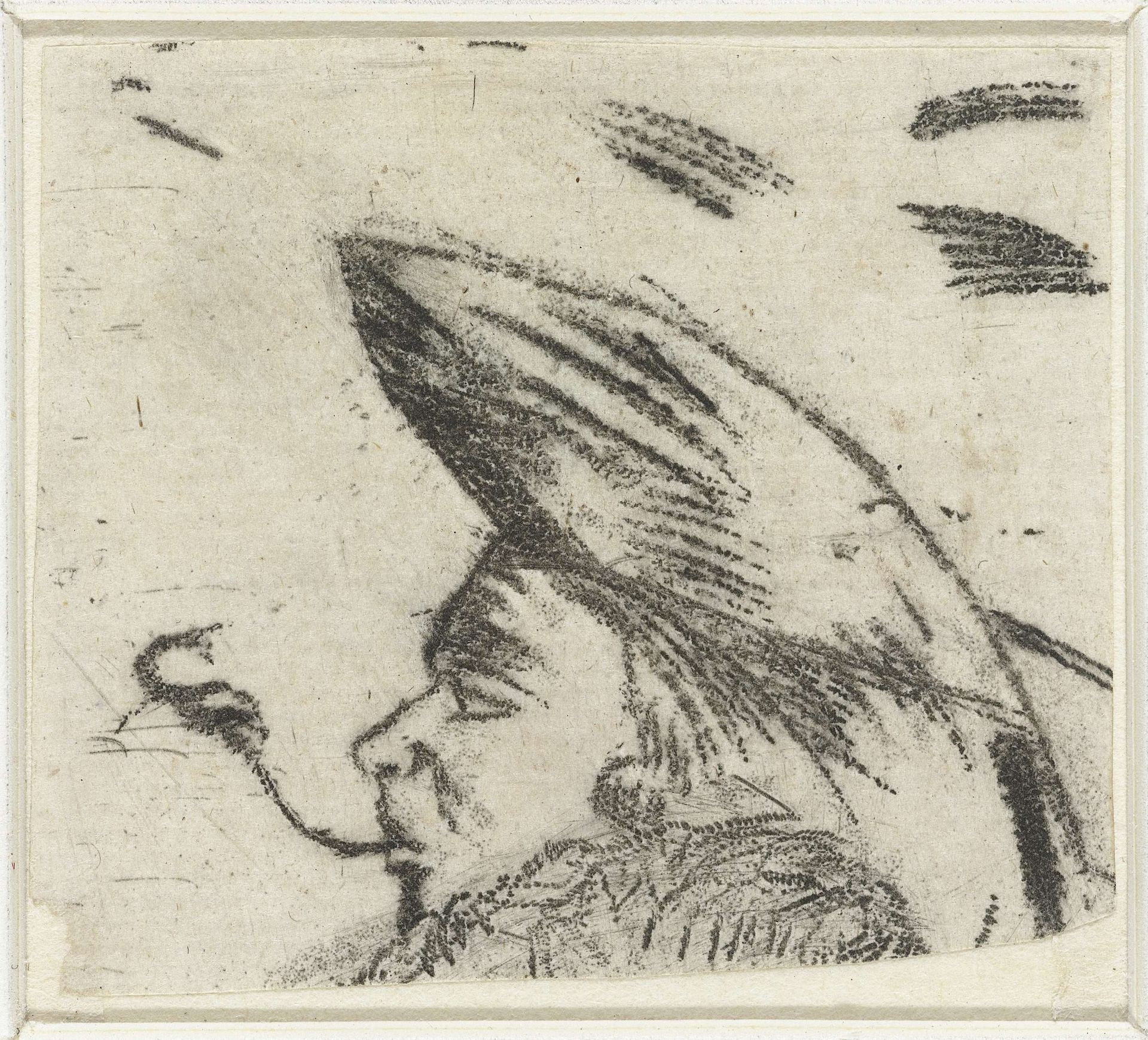 Portret van de kunstenaar Johannes Janson by Louis Bernard Coclers