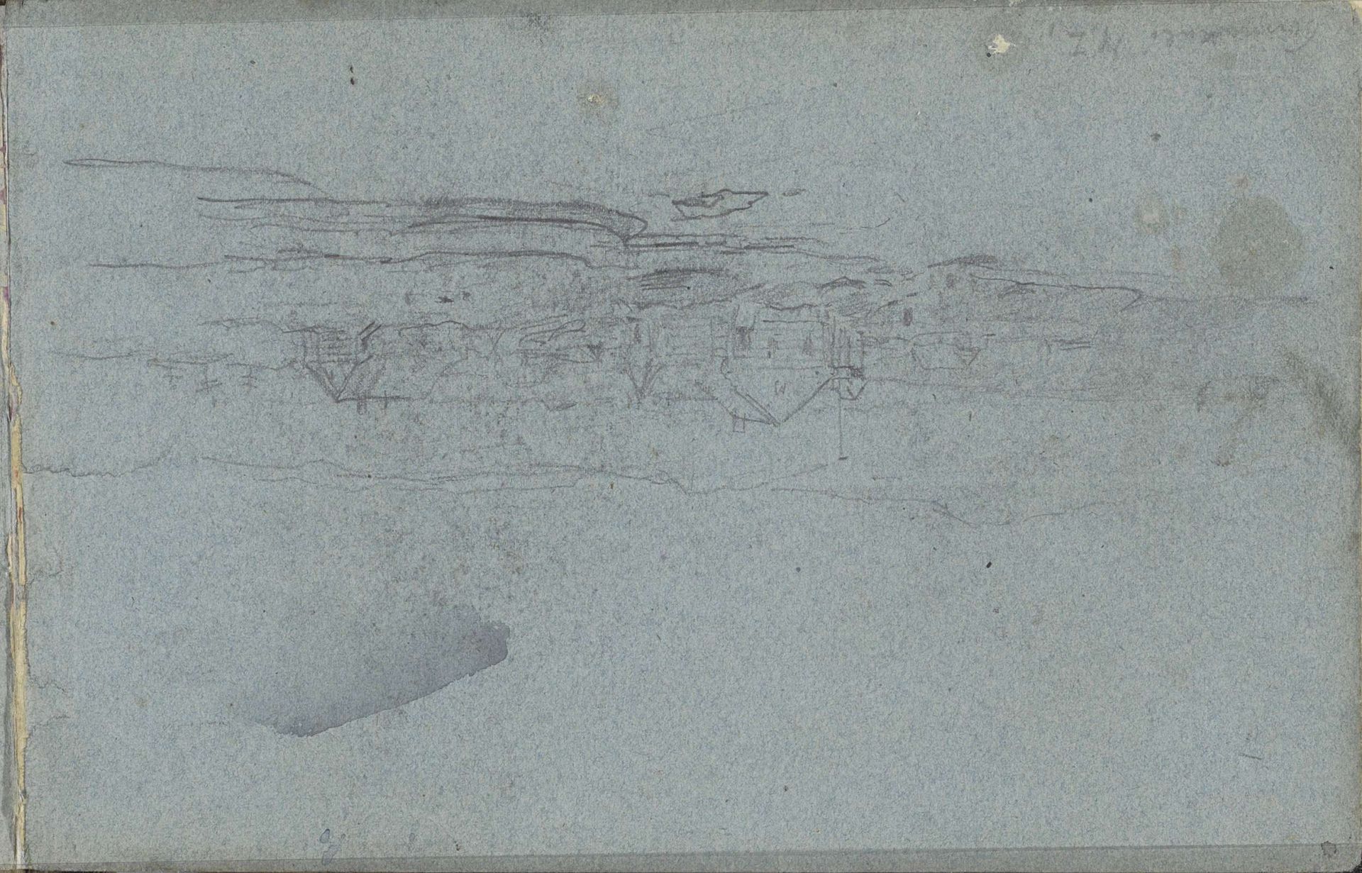 Gezicht op het Russische station te Malye Karmakuly, Nova Zembla by Louis Apol
