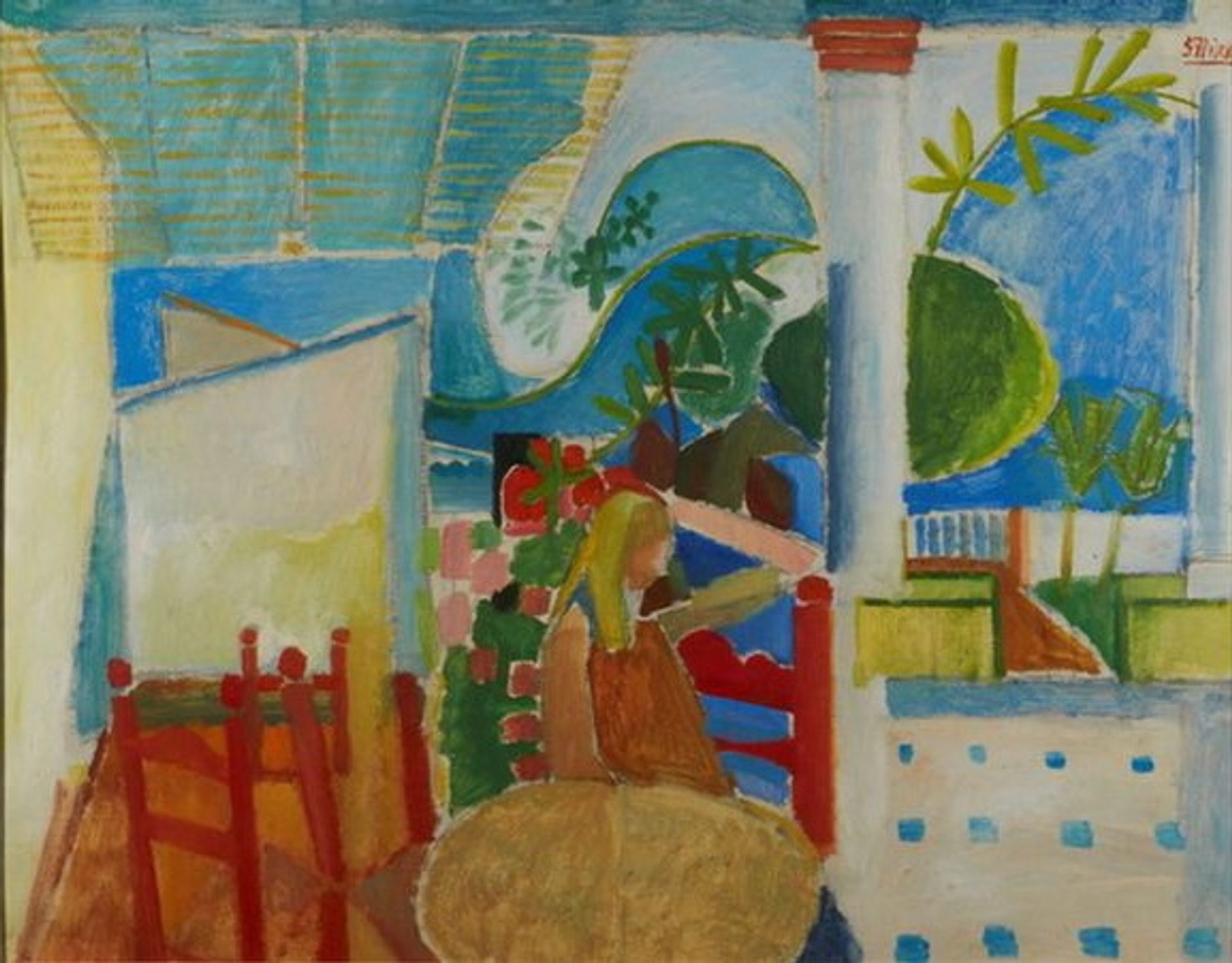 The Patio, Nerja by Stanley Pinker