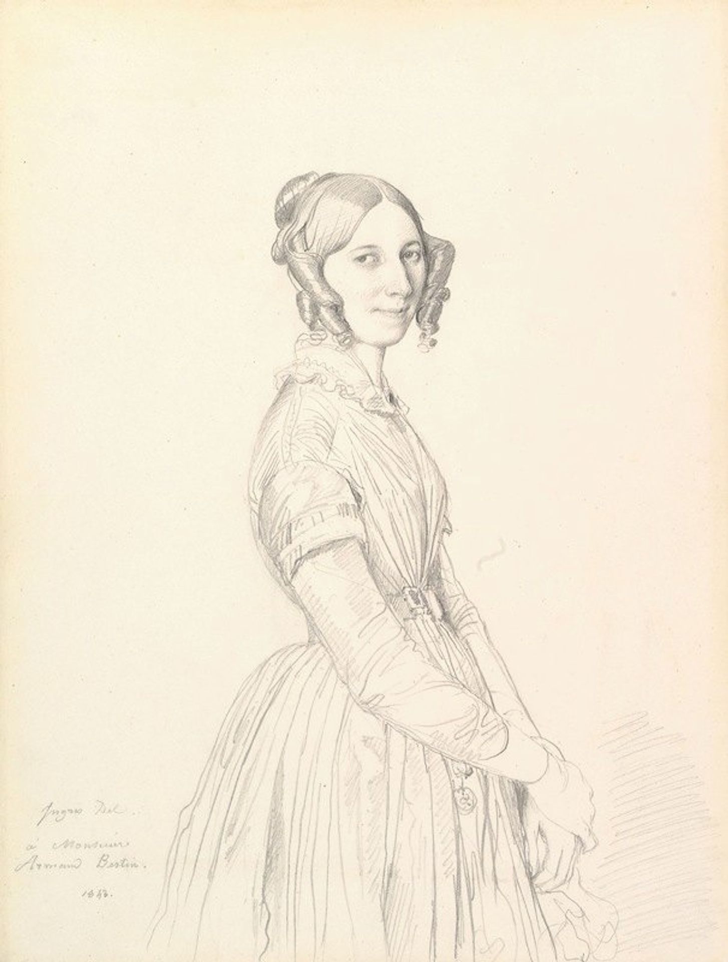 Madame Armand Bertin, née Marie-Anne-Cécile Dollfuss by Jean Auguste Dominique Ingres
