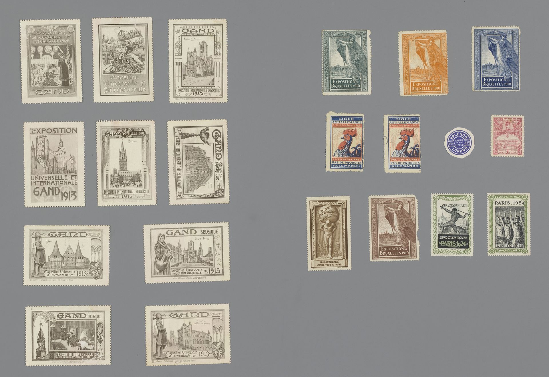 Franse en Belgische (sluit)zegels by diverse vervaardigers
