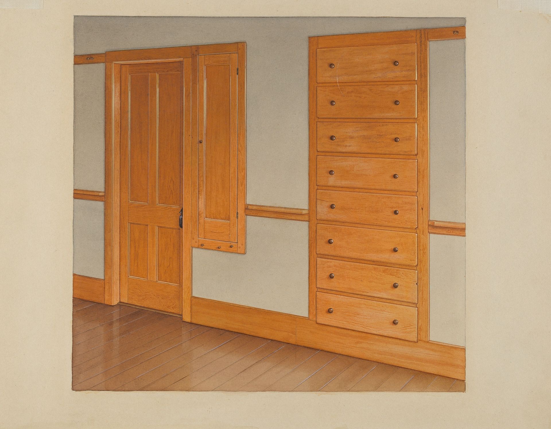 Built-in Drawers and Cupboards by Alfred H. Smith