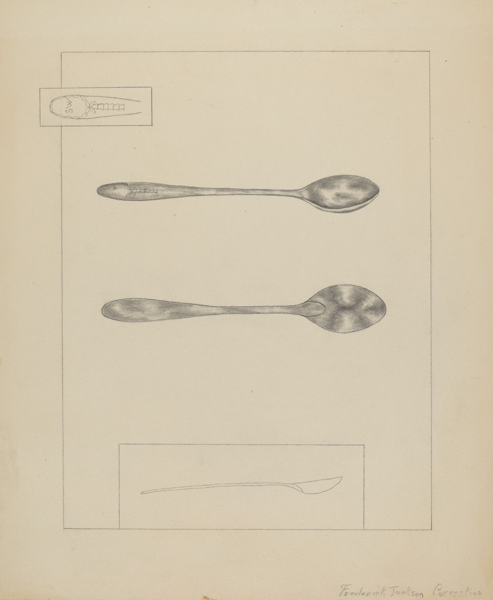 Silver Teaspoon by Frederick Jackson
