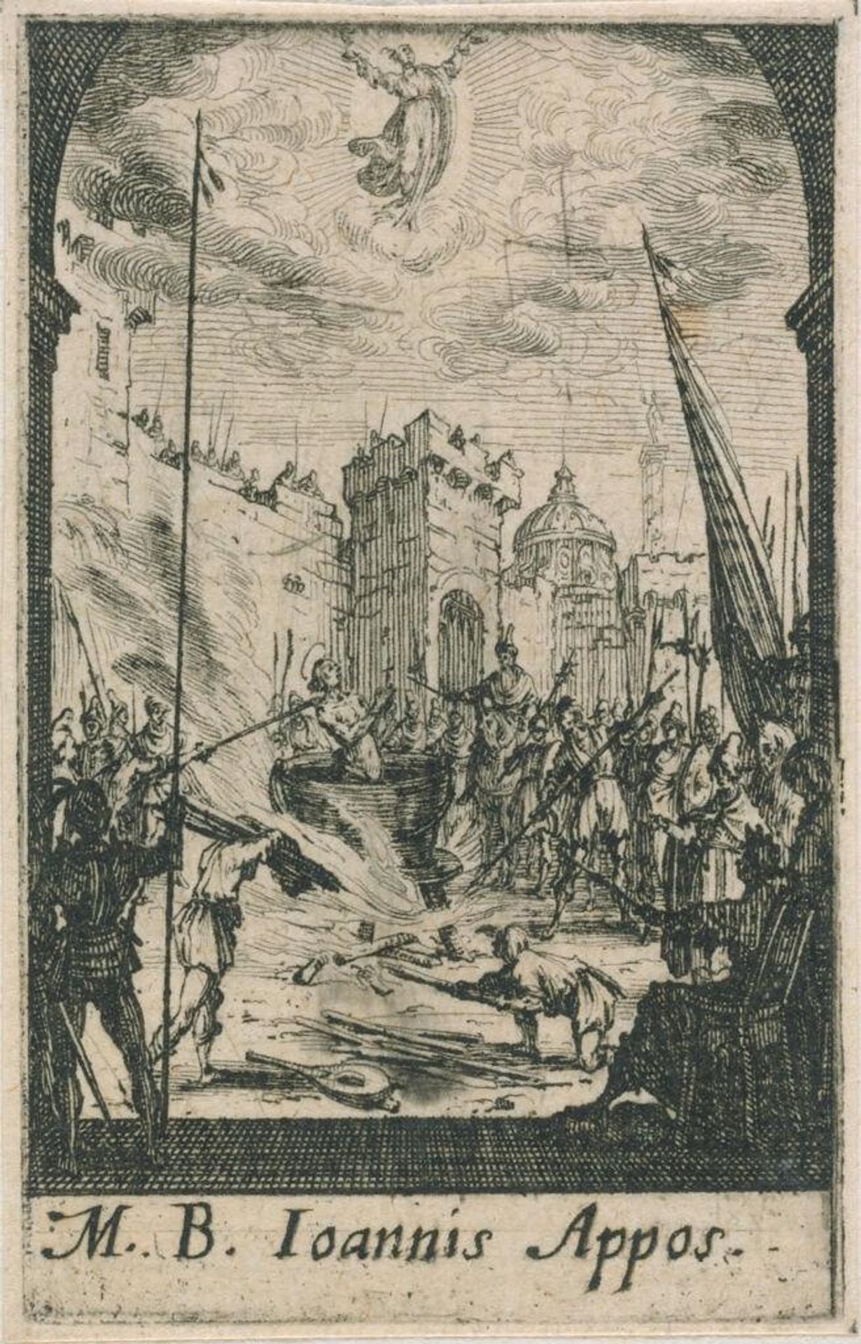 Martyrdom of Saint John the Evangelist by Jacques Callot