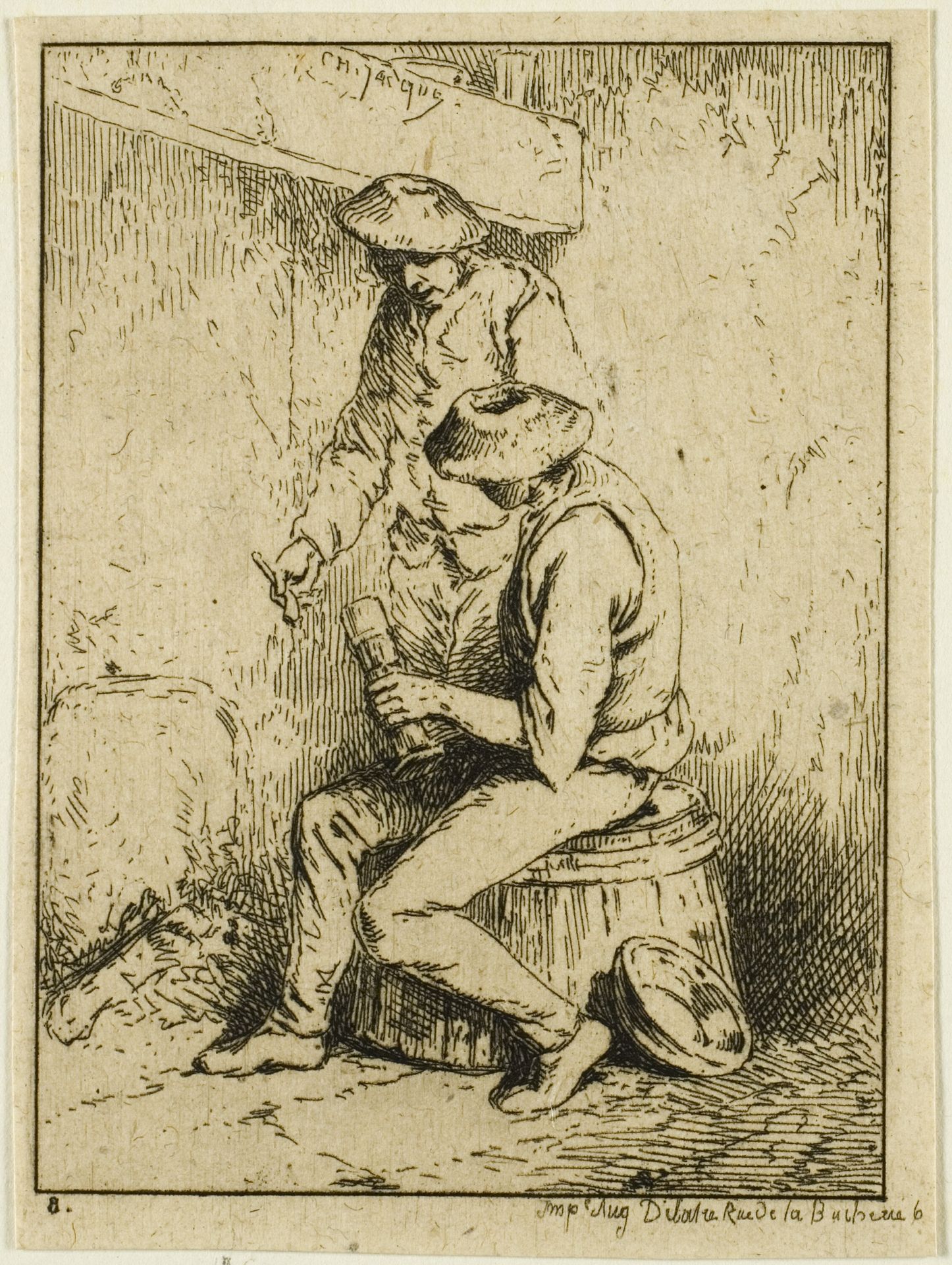 Drinkers by Charles Jacque