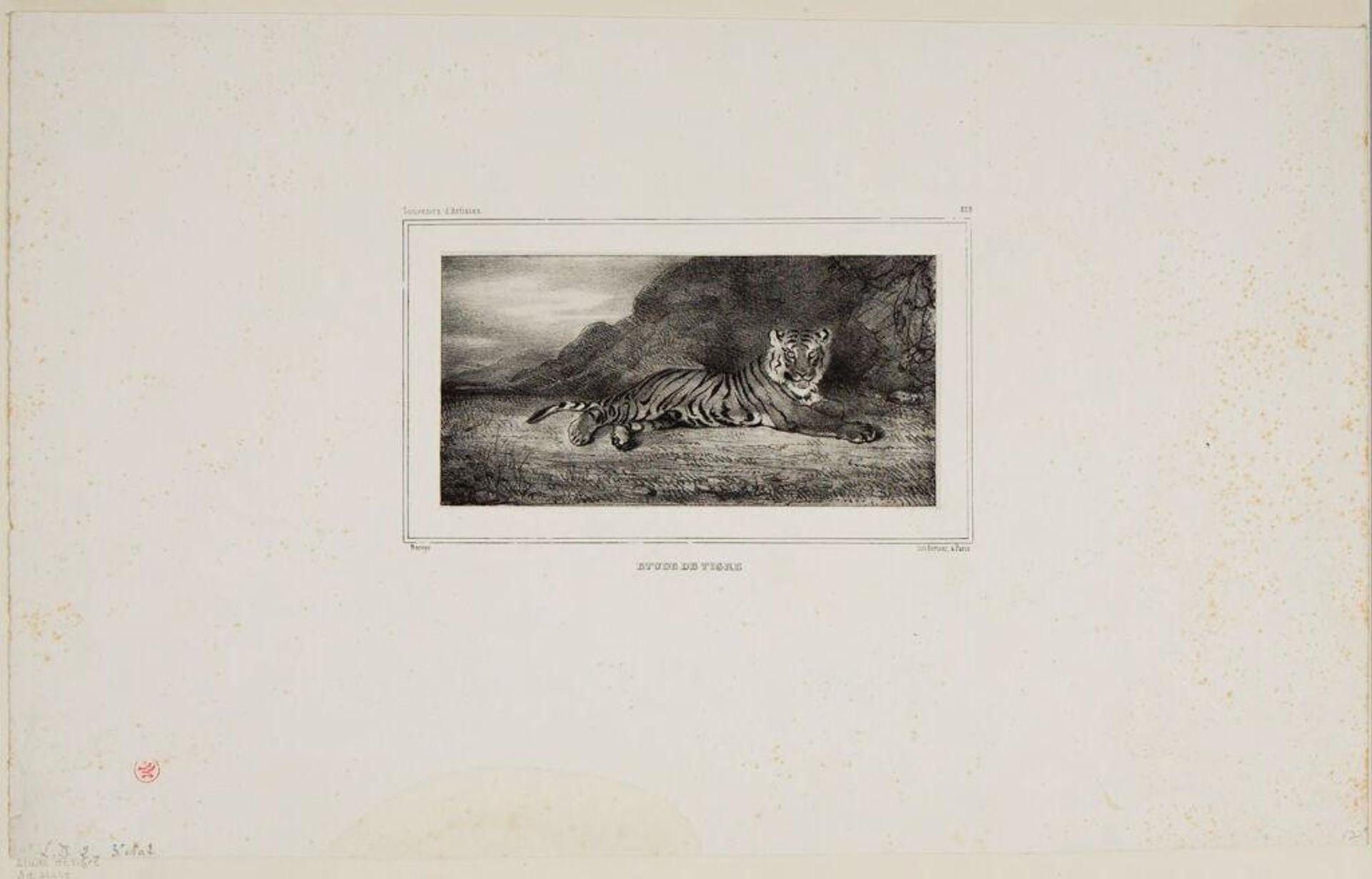 Stude of a Tiger by Antoine Louis Barye