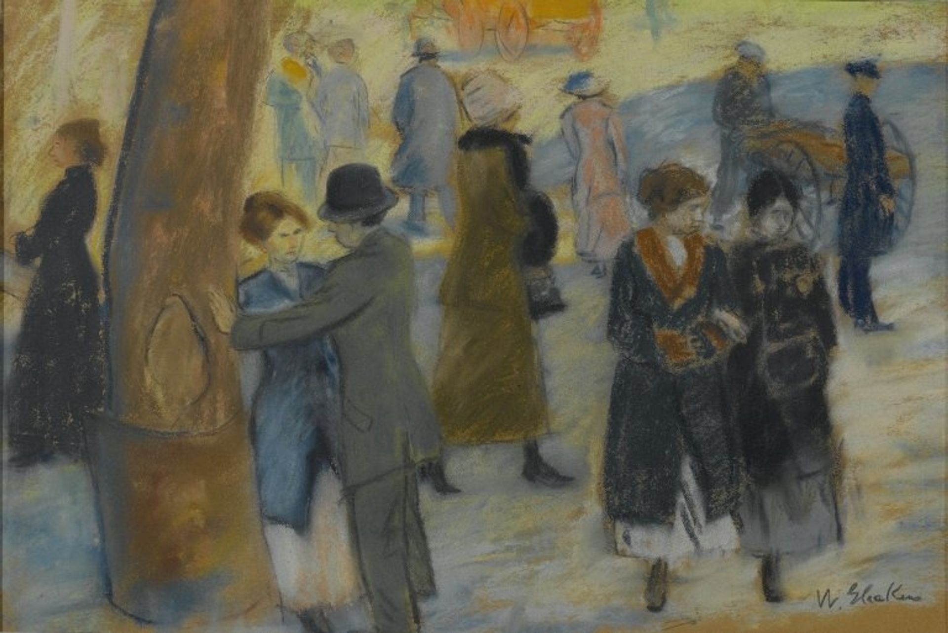 City Scene by William James Glackens