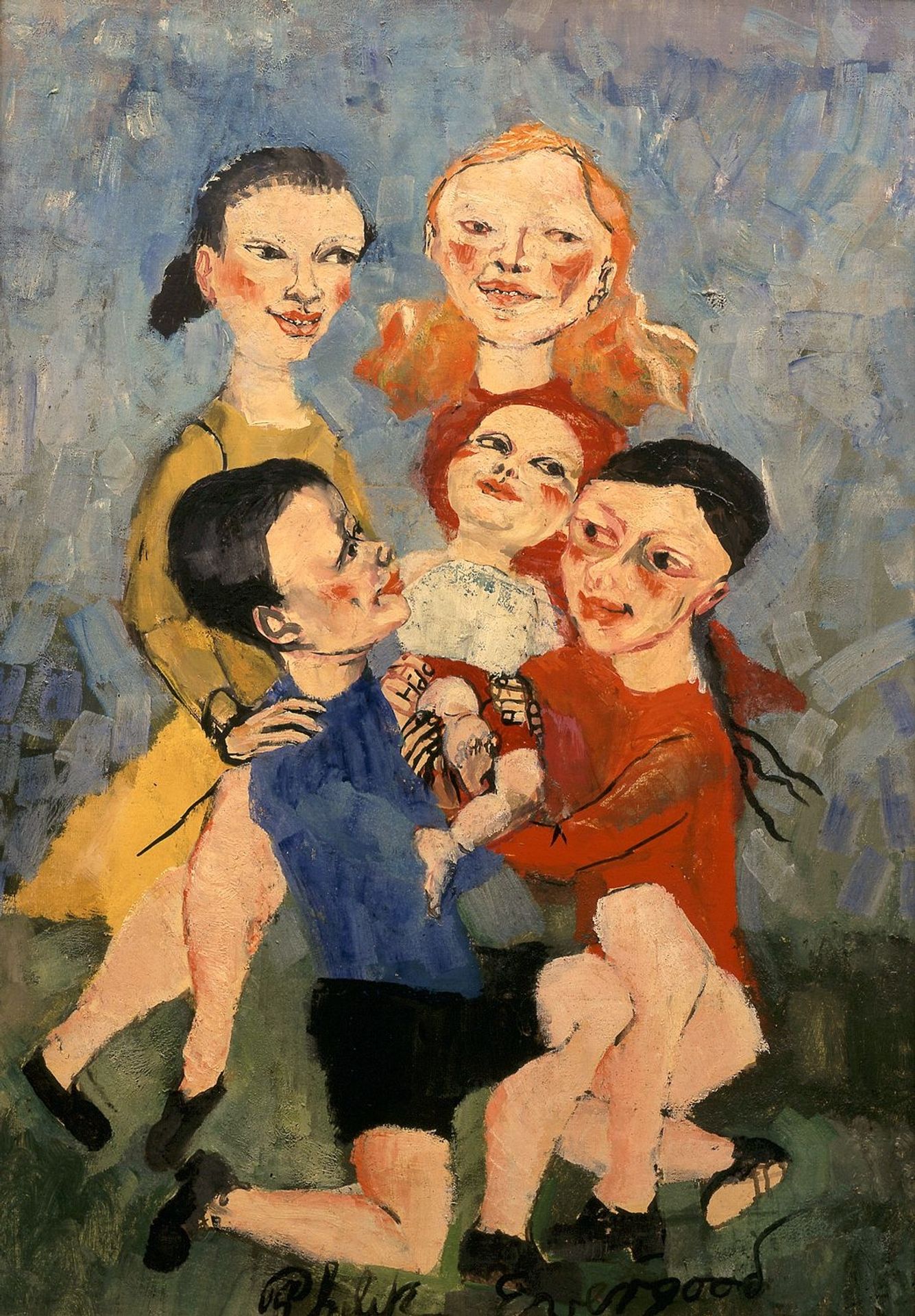 Happy Children by Philip Evergood