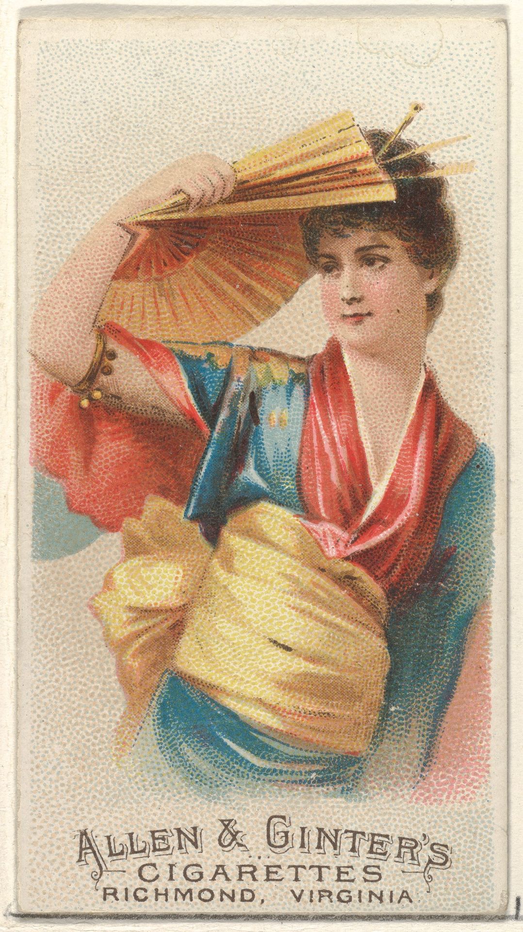 Plate 43, from the Fans of the Period series (N7) for Allen & Ginter Cigarettes Brands by Allen & Ginter