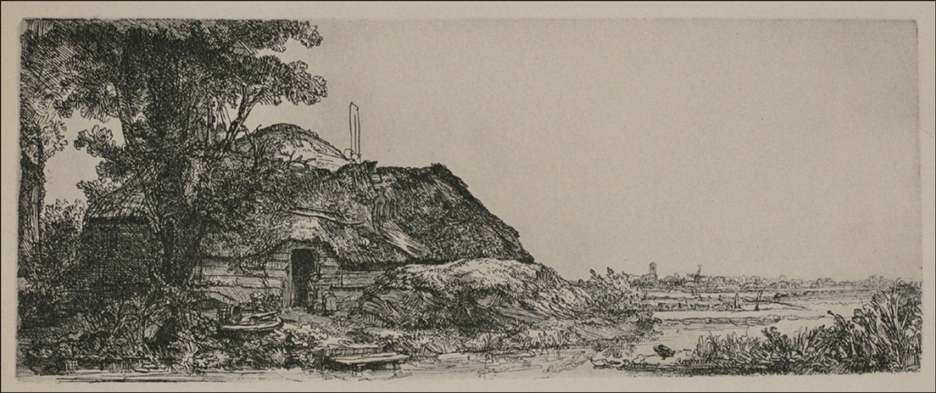 A Large Landscape with a Mill Sail by Rembrandt van Rijn