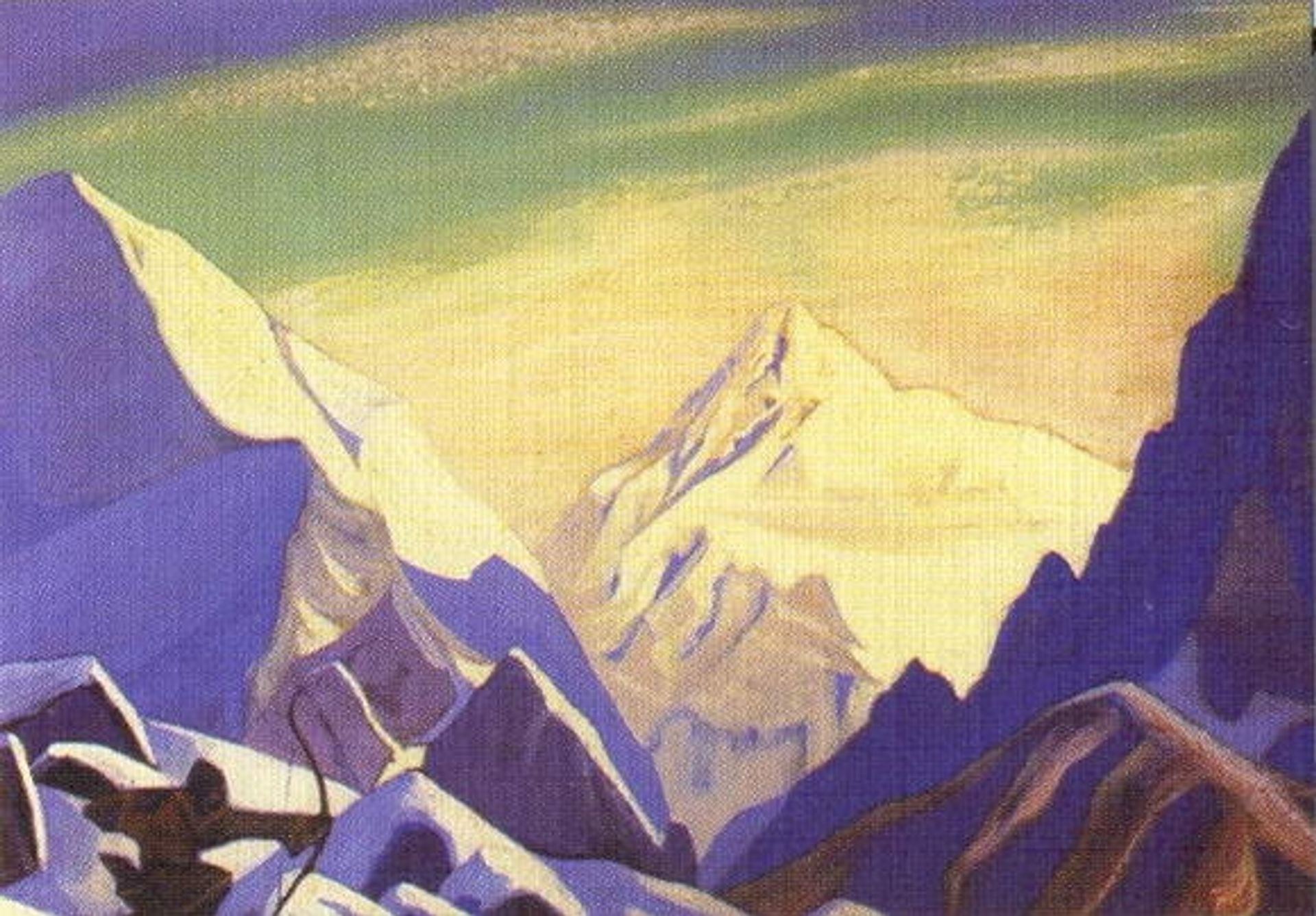 Hunting by Nicholas Roerich