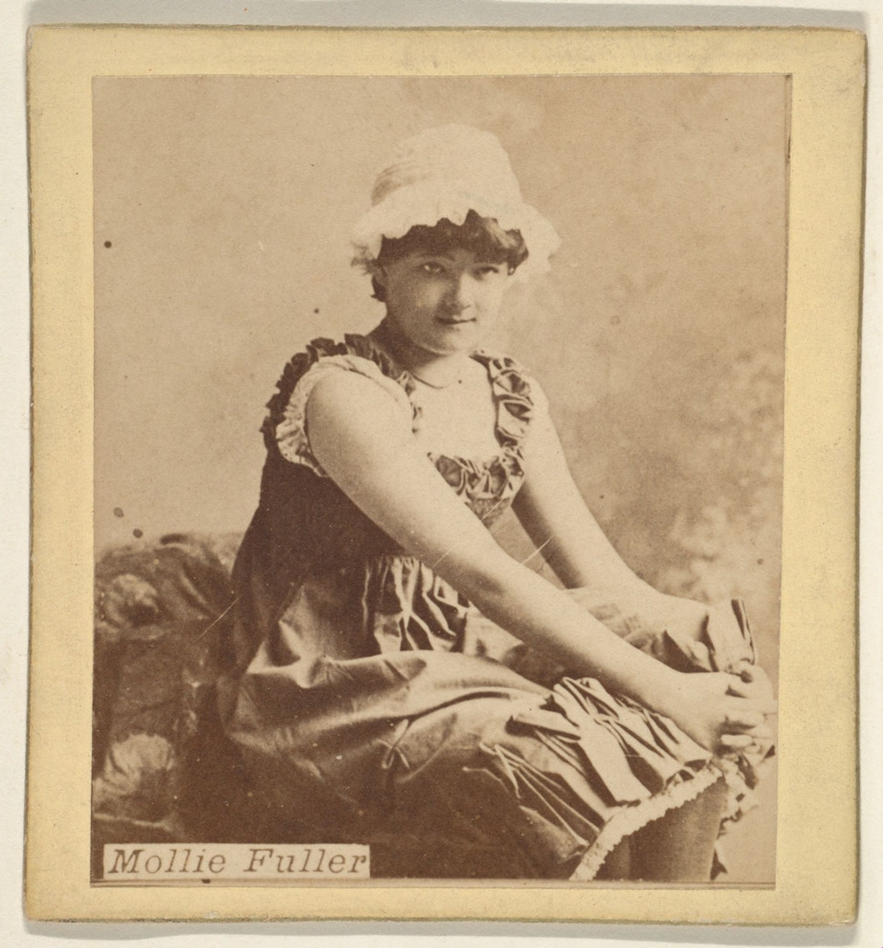Mollie Fuller, from the Actresses series (N246), Type 2, issued by Kinney Brothers to promote Sporting Extra Cigarettes by Kinney Brothers Tobacco Company