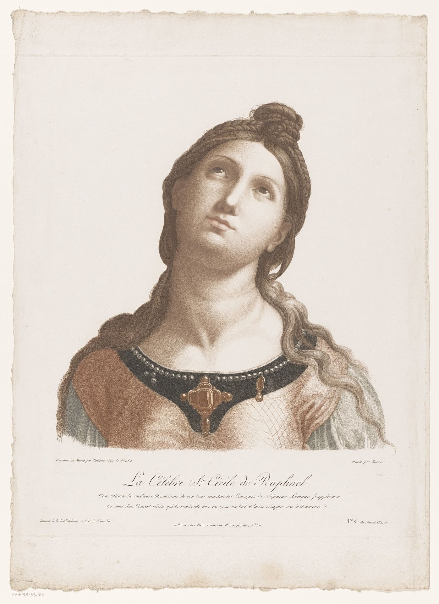 Heilige Cecilia by Louis Charles Ruotte