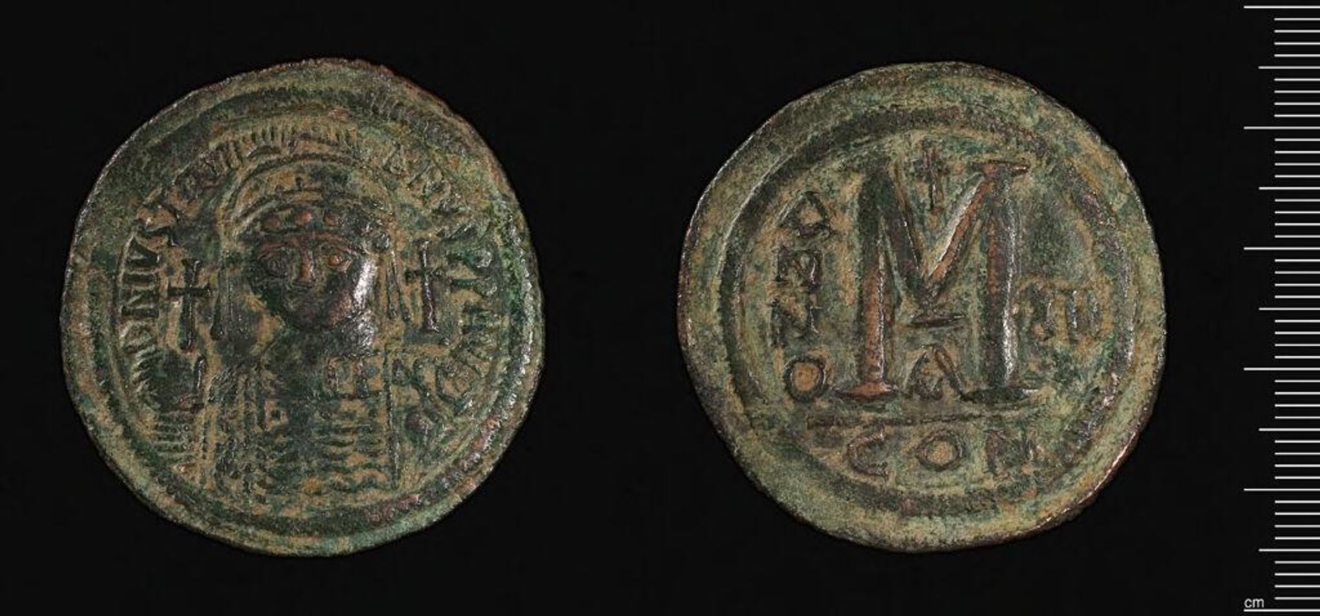 Coin of Justinian I by Justinian I