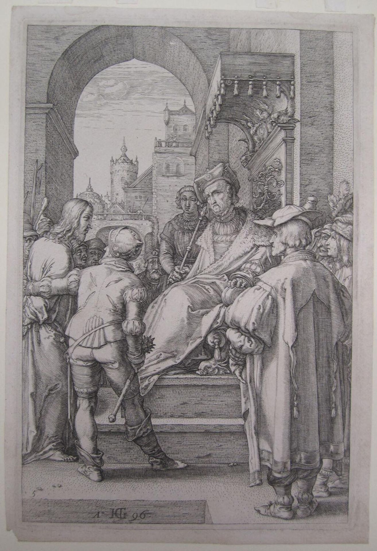 Christ before Pilate by Abraham Hogenberg