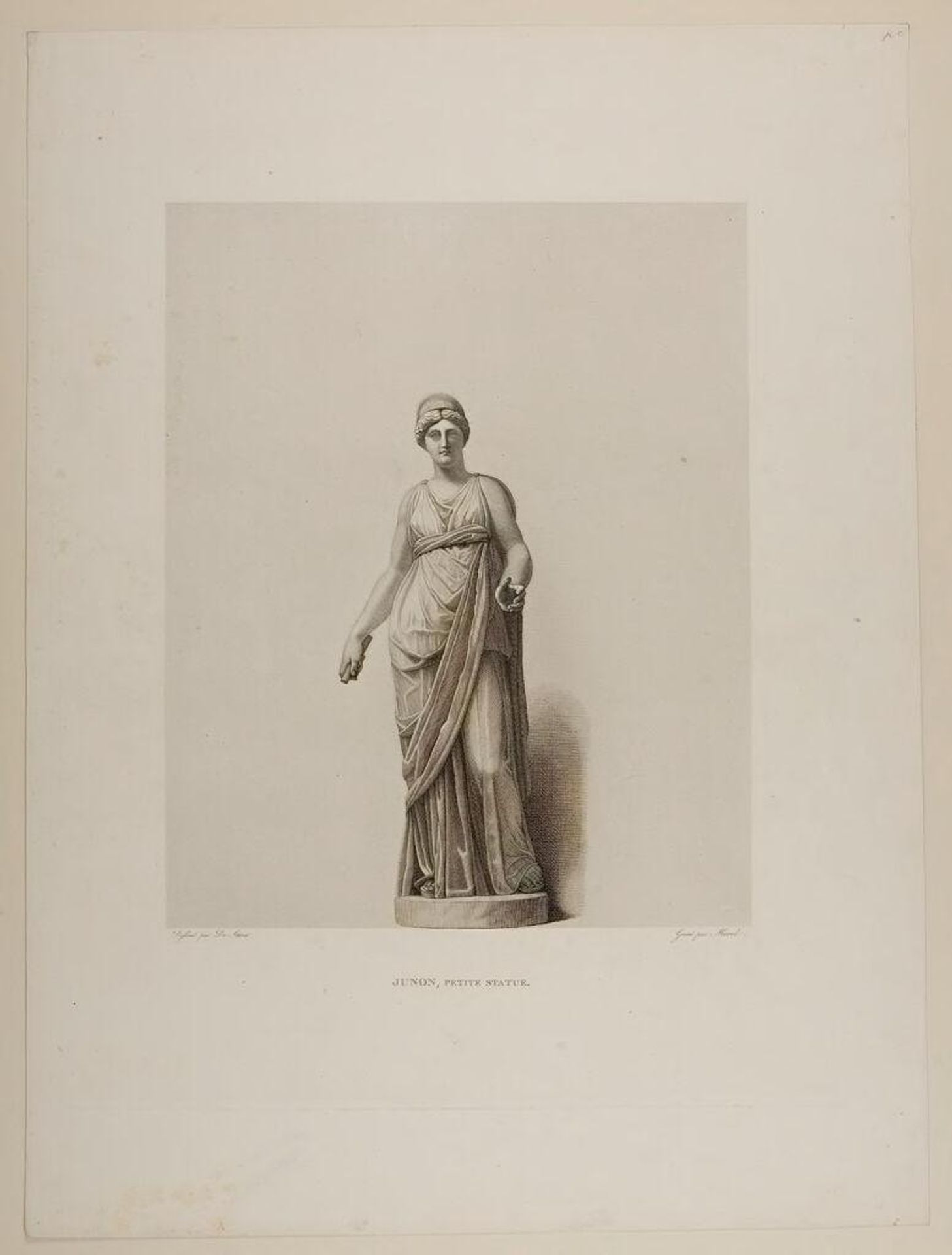 Juno, Small Statue, after the Antique by Antoine Alexandre Morel