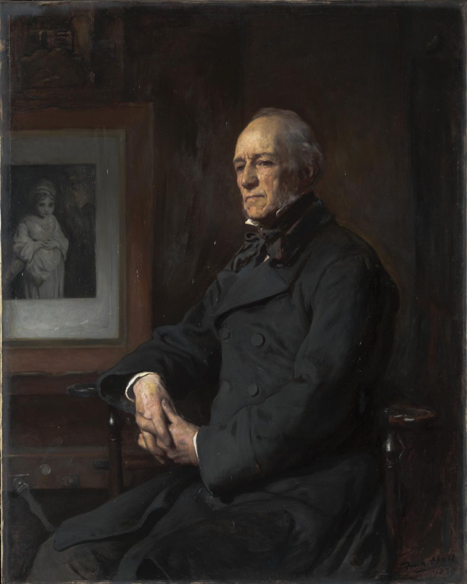Samuel Cousins, R.A. by Frank Holl