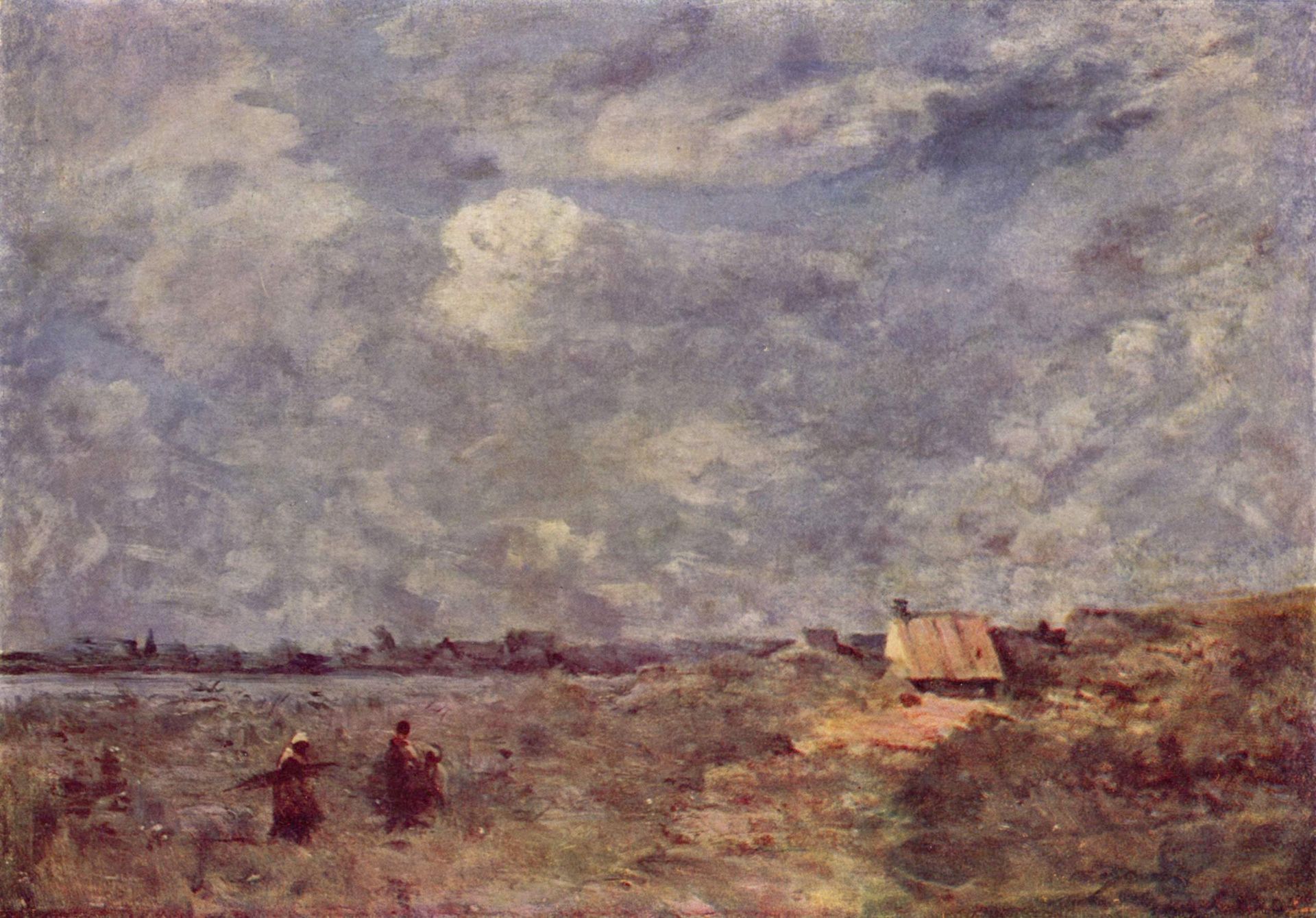 Stormy Weather, Pas de Calais by Camille Corot