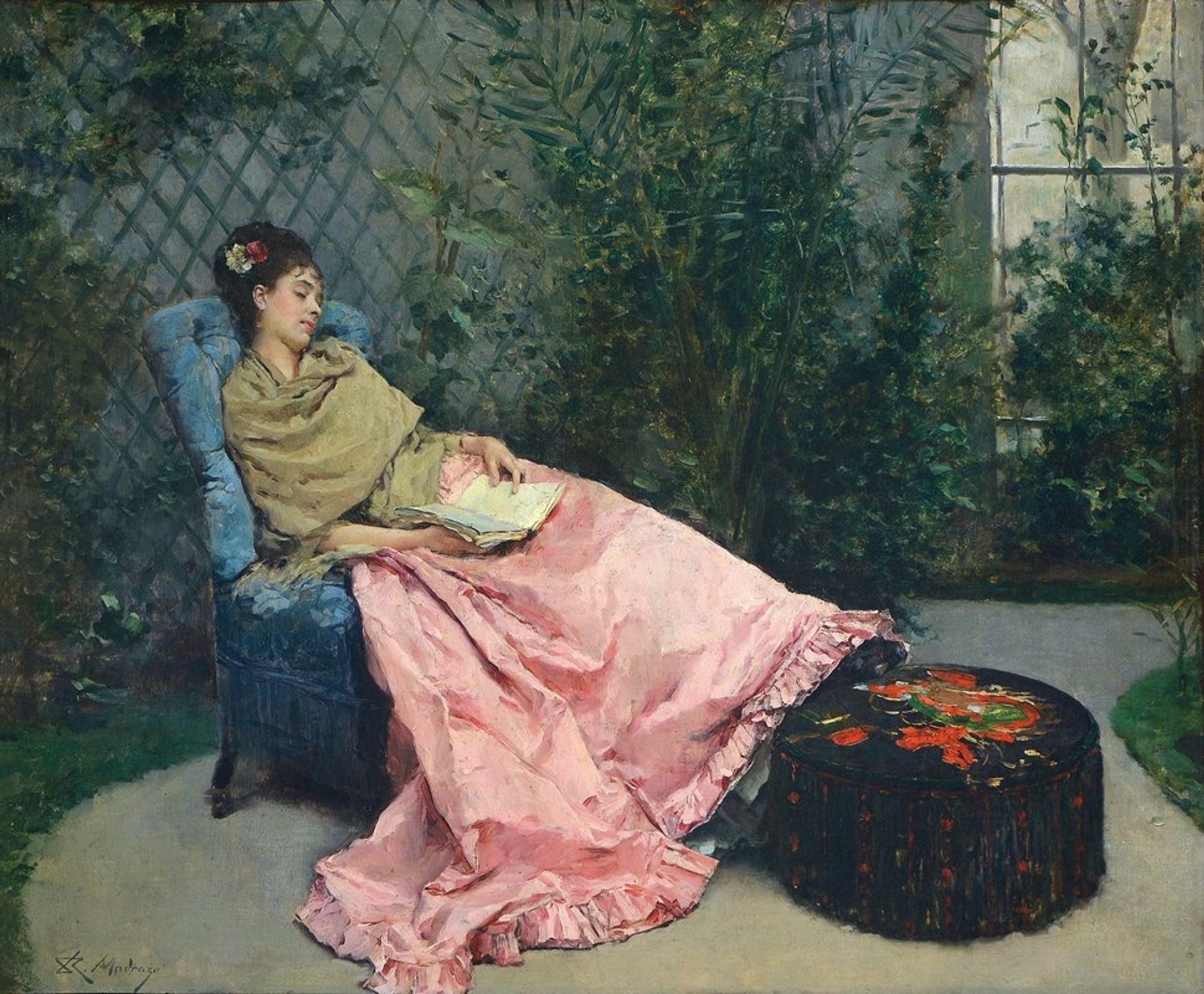 Siesta by Raimundo de Madrazo
