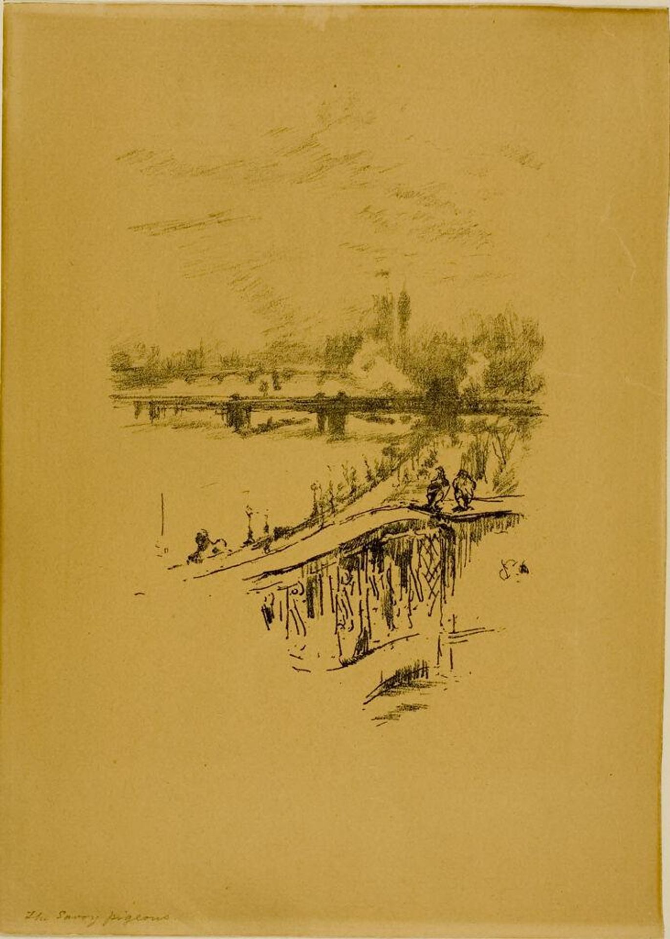 Savoy Pigeons by James Abbott McNeill Whistler