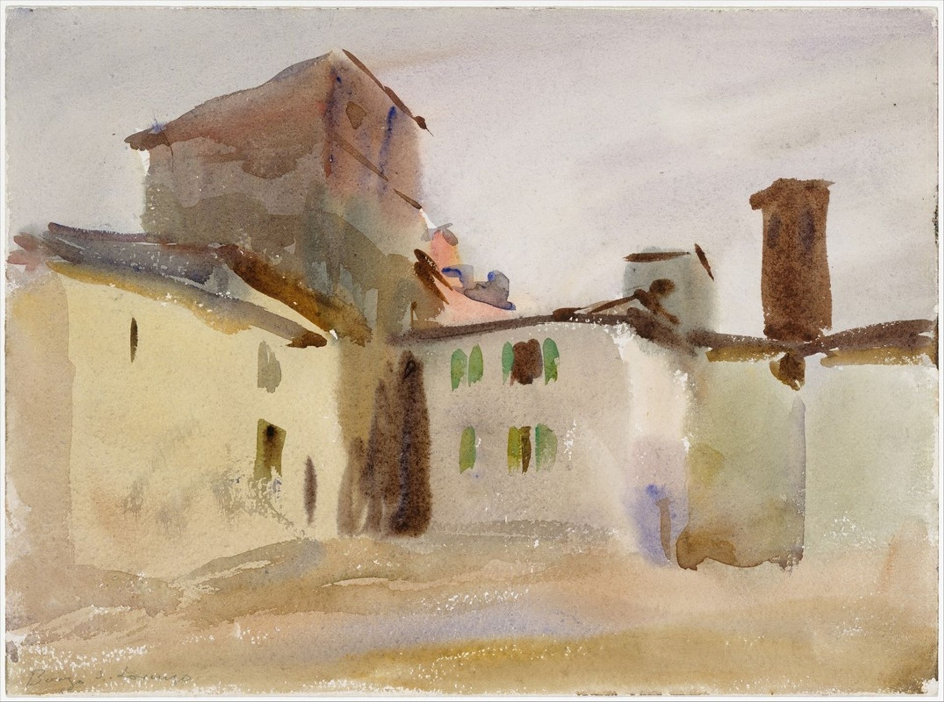 Borgo San Lorenzo by John Singer Sargent