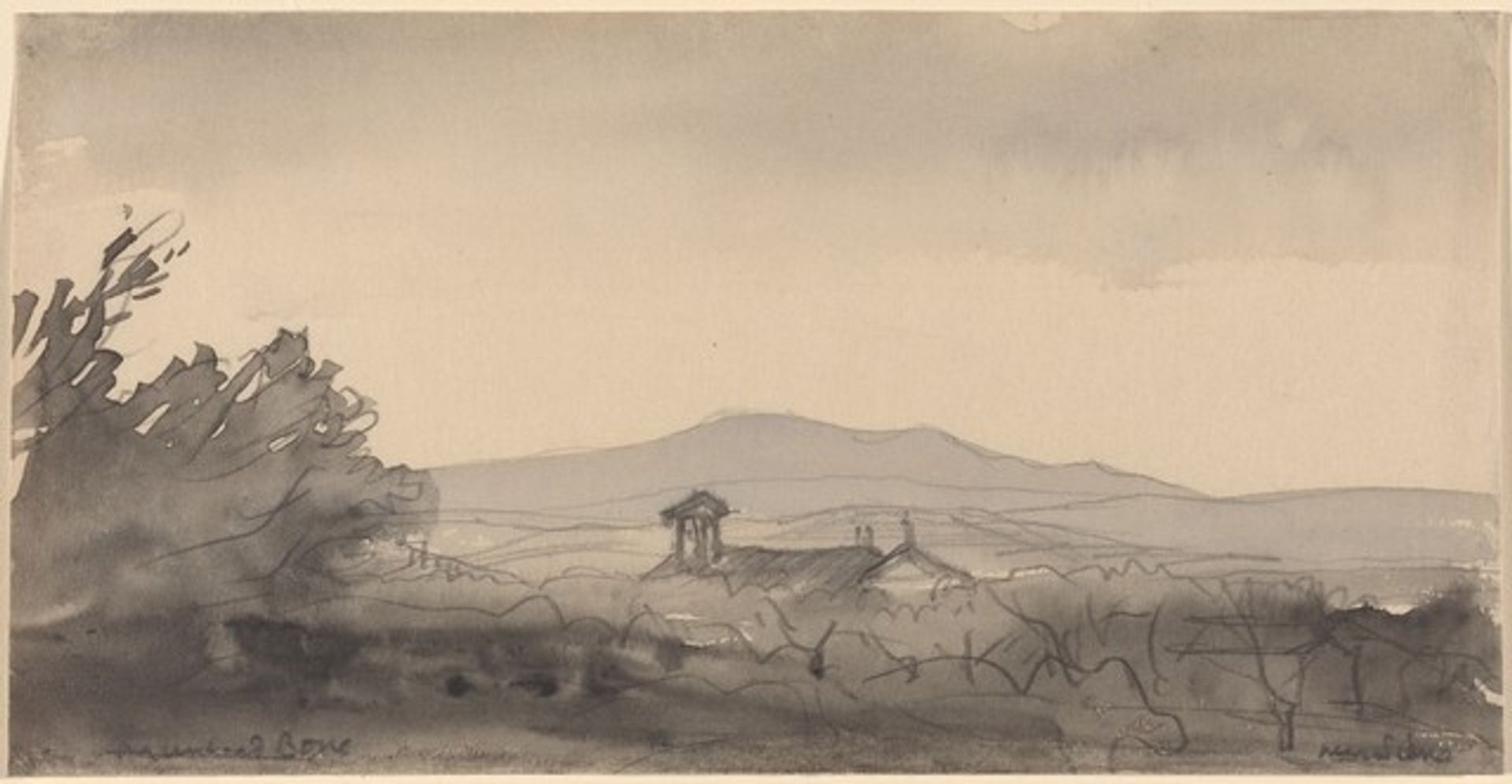 Near Siena by Muirhead Bone