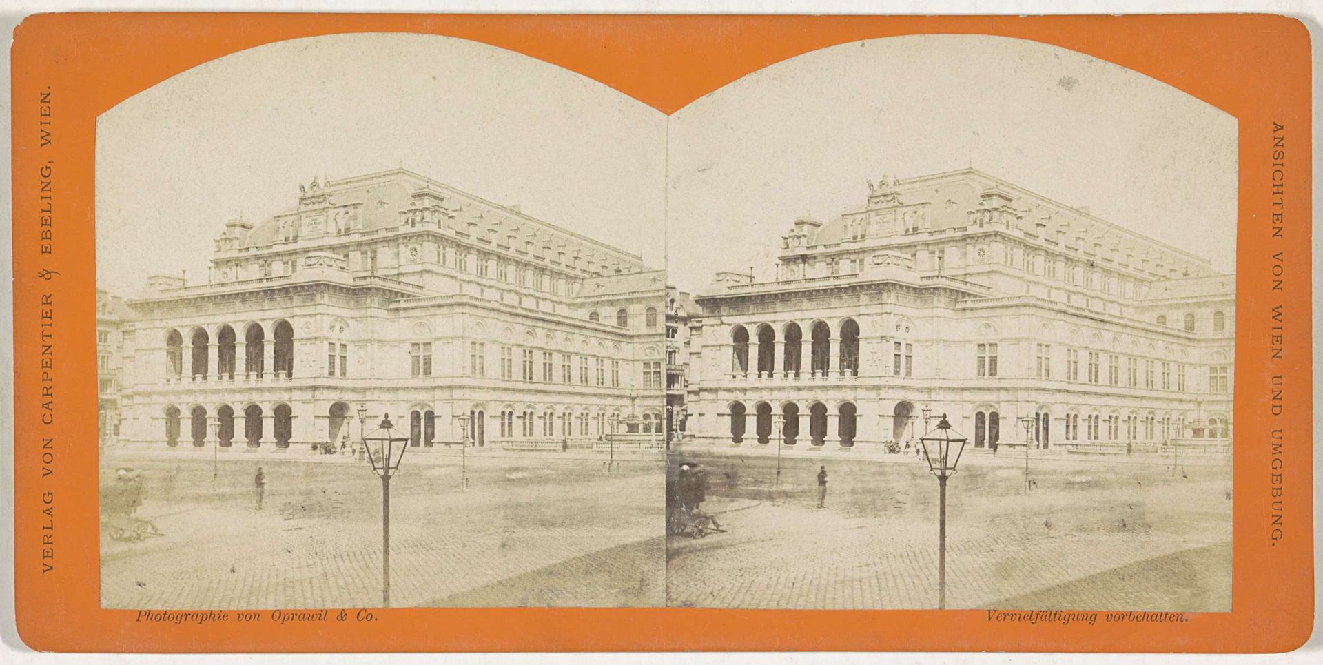 Operagebouw van de K.K. Hofoper in Wenen by Oprawil & Co.