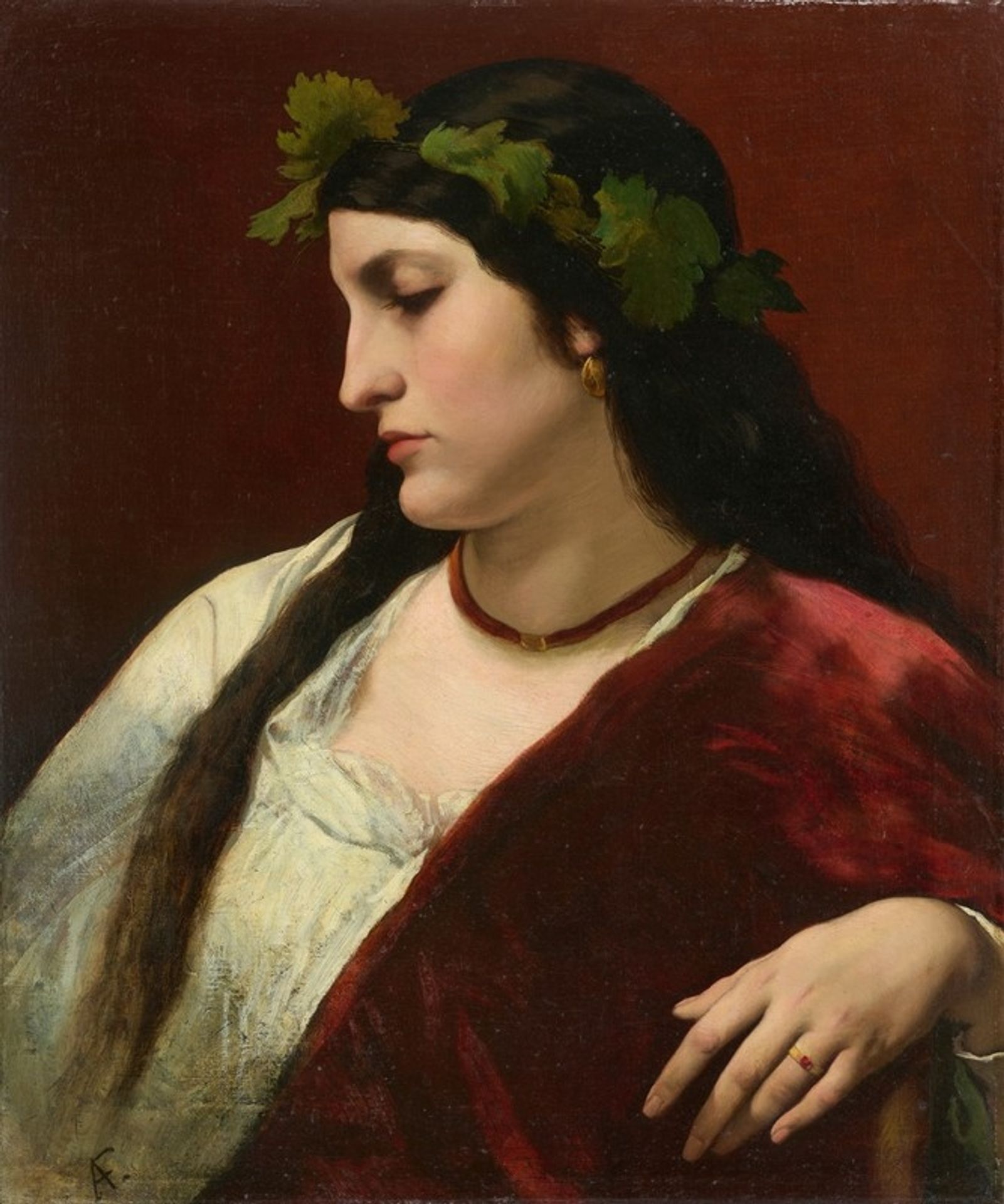 Nanna as a Bacchante by Anselm Feuerbach