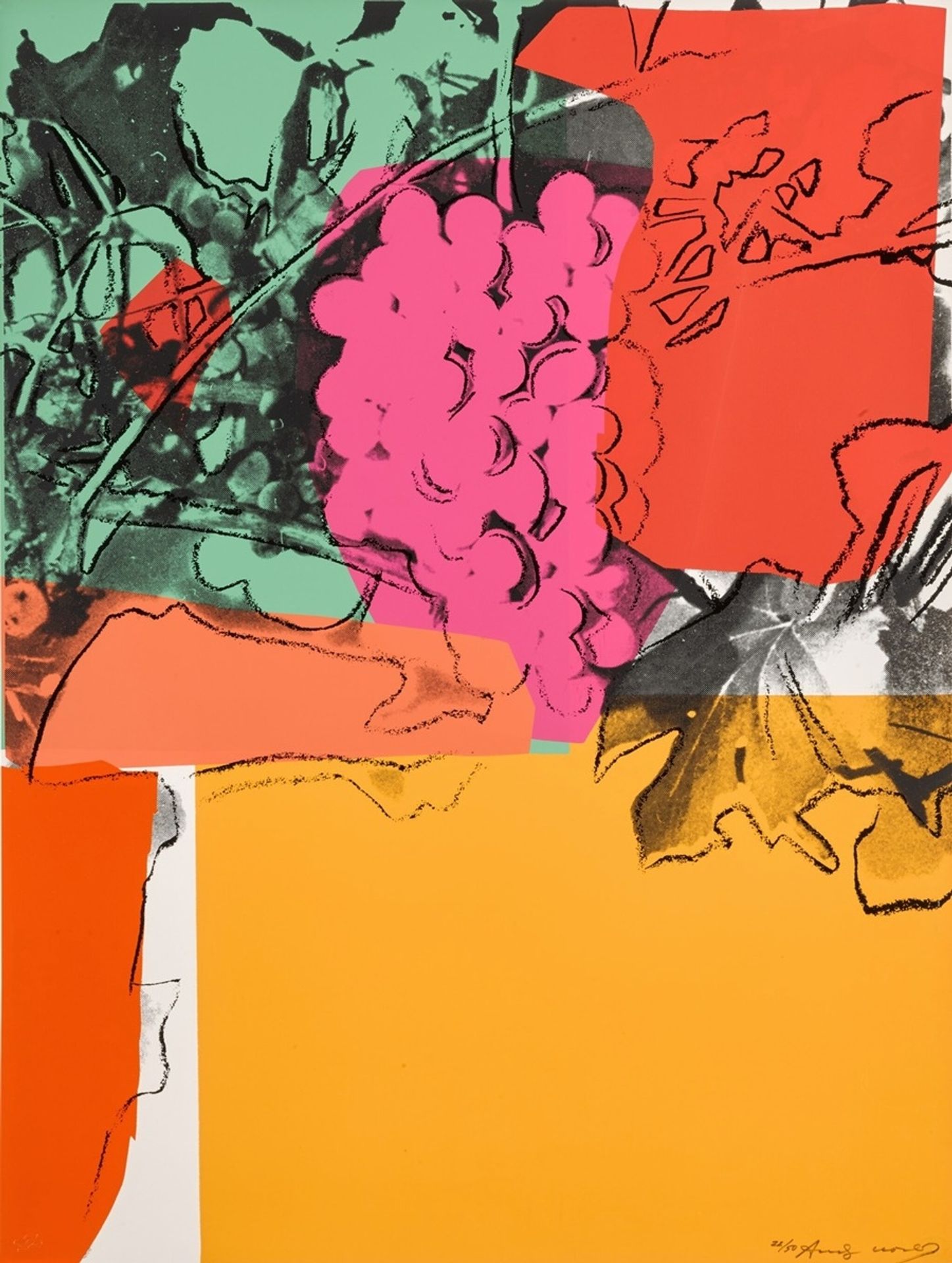 Grapes #1 by Andy Warhol