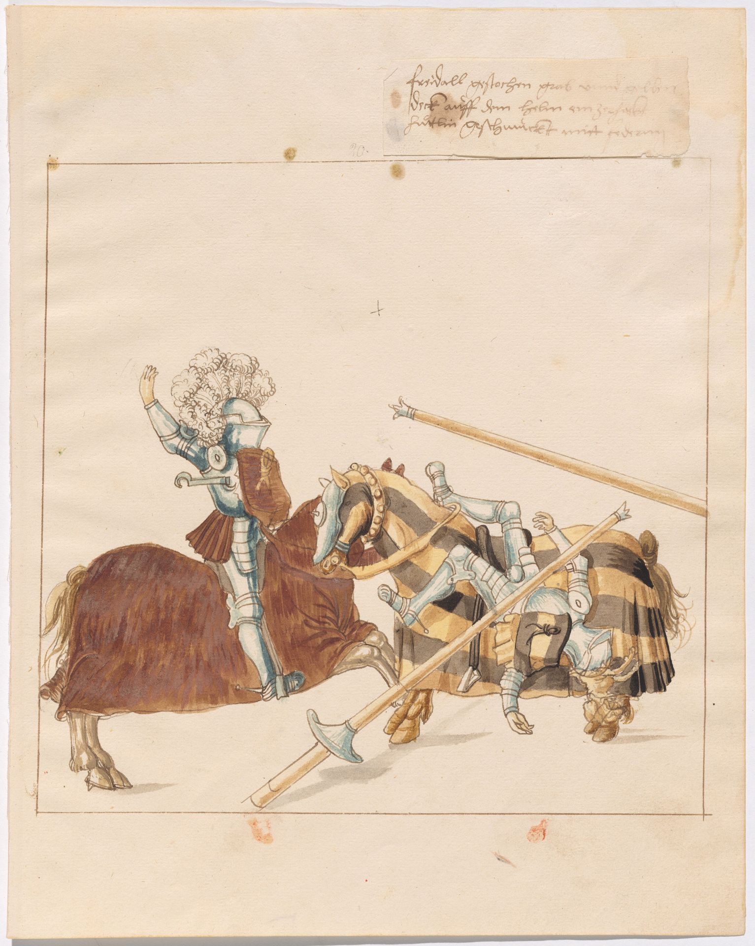Joust of Peace in Leg Armor by Anonymous