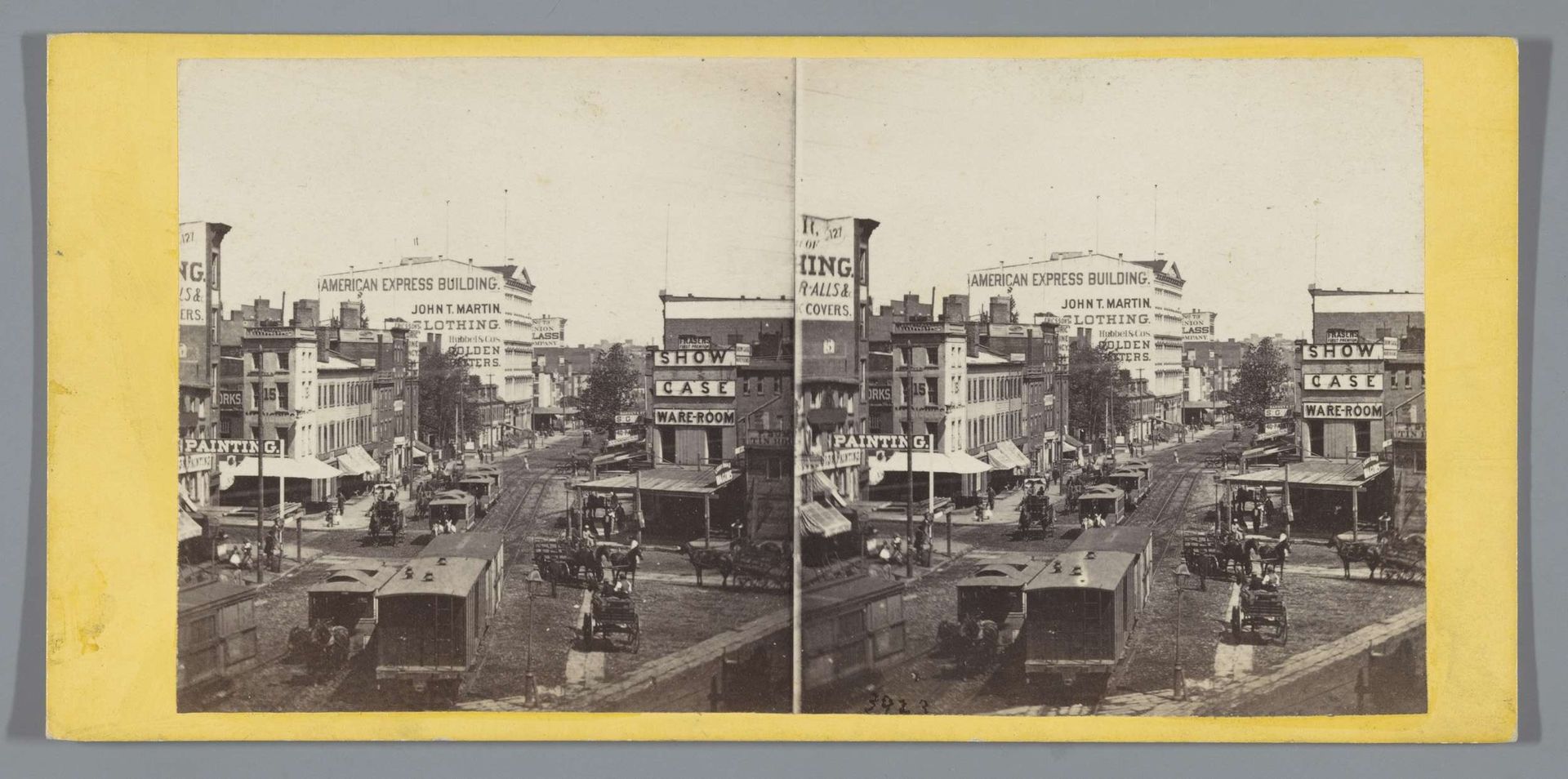 Hudson Street, gezien vanaf de kruising met Chambers Street, New York by Anonymous