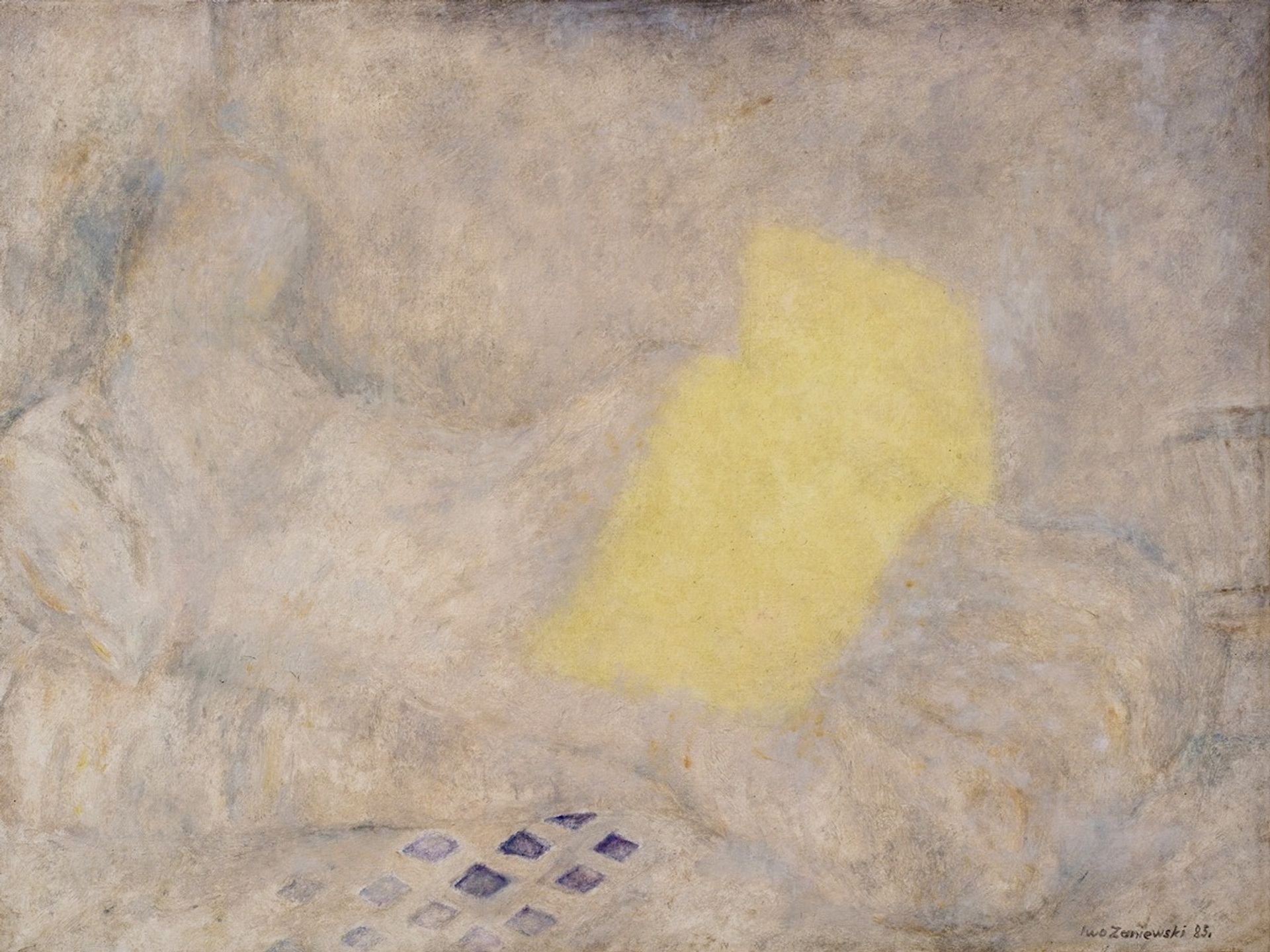 Sunny Patch on a Bedsheet by Iwo Zaniewski
