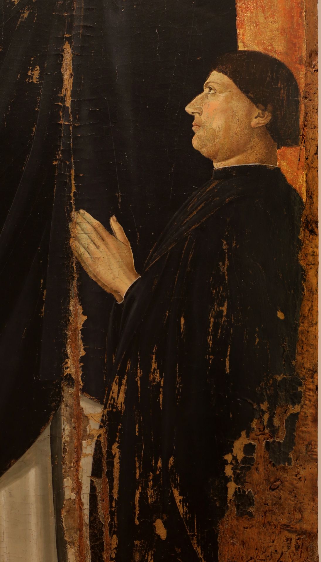San Vincenzo Ferrer, Cristo Giudice e il Donatore (detail) by Antoniazzo Romano