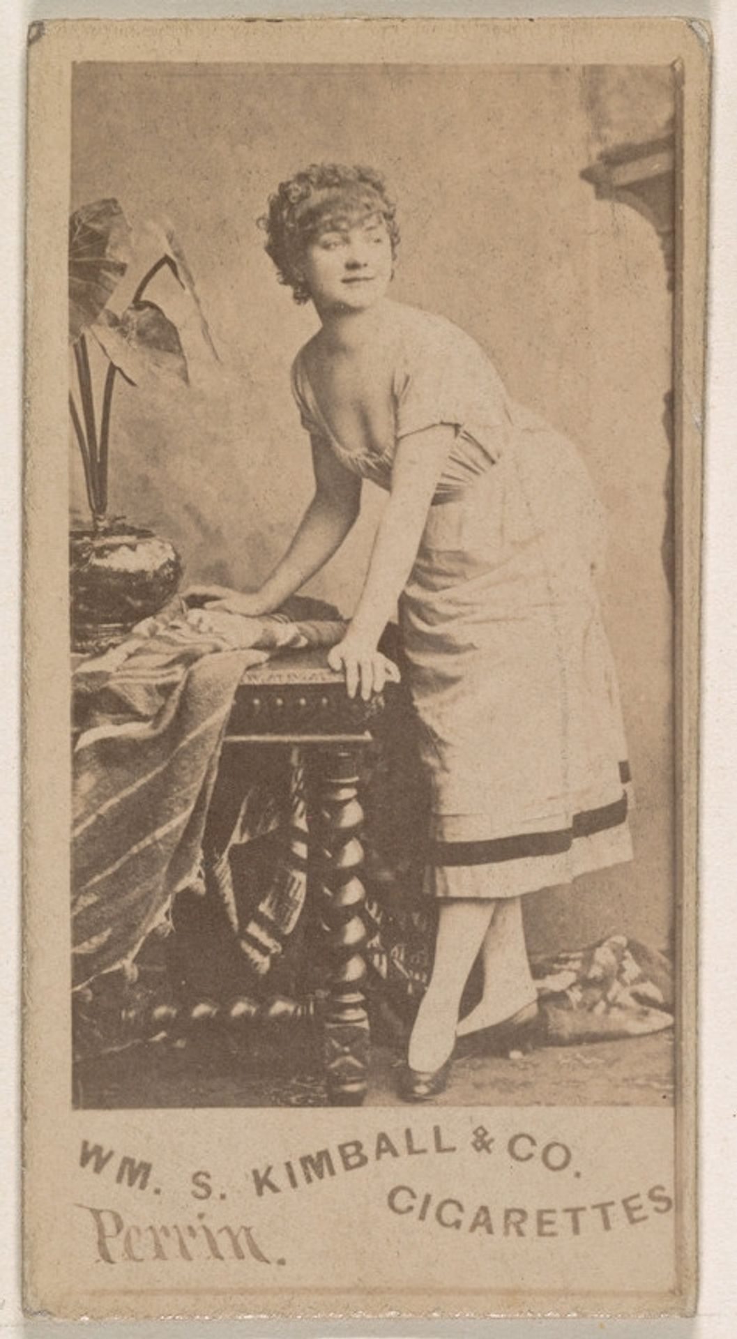 Miss Perrin, from the Actresses series (N203) issued by Wm. S. Kimball & Co. by William S. Kimball & Company