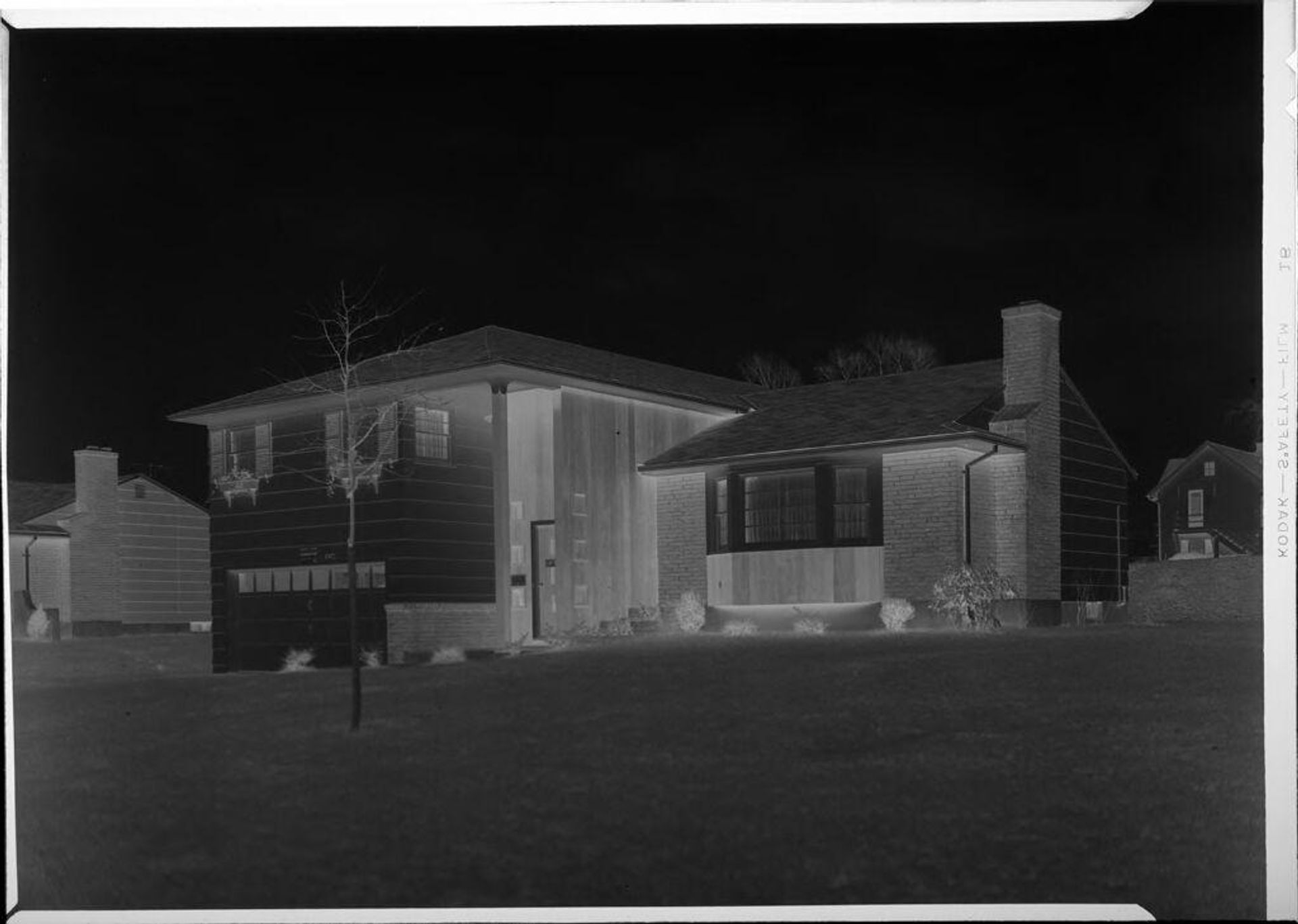 Untitled (exterior of house with lawn) by Robert Burian