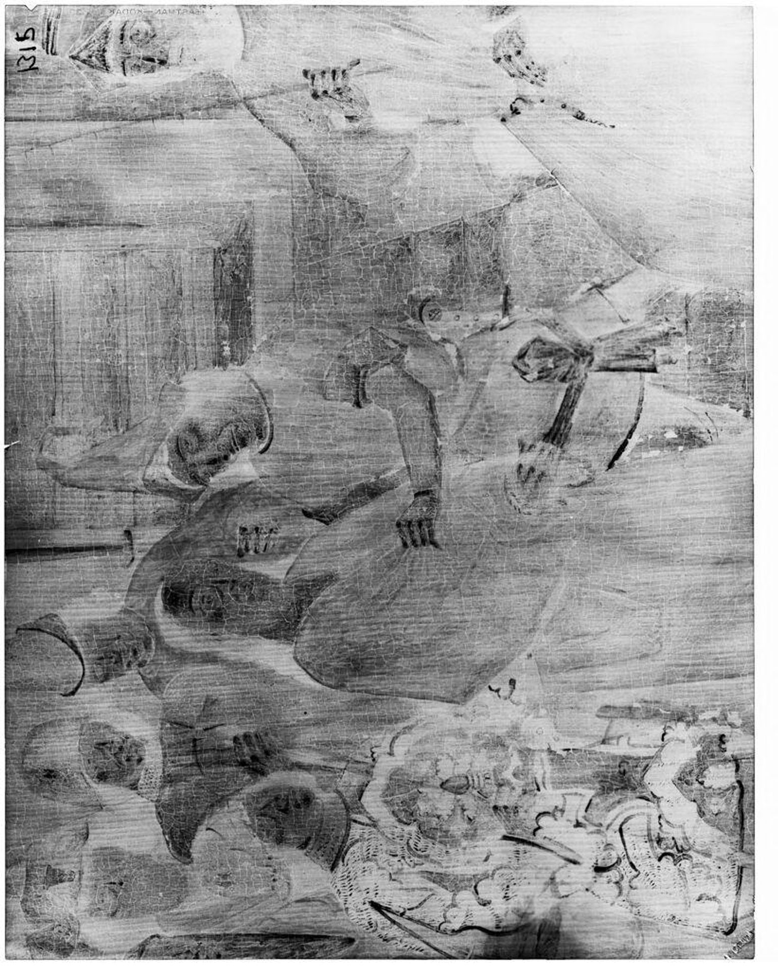 X-radiograph(s) of "Christ before Caiaphas" by Artist of original: School of Simon Marmion