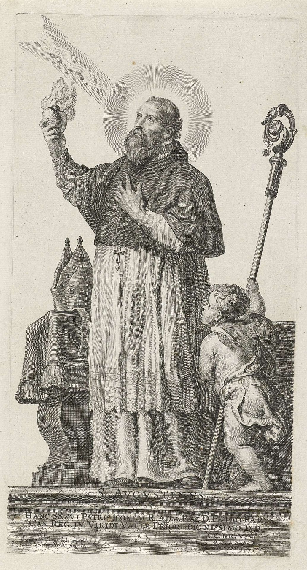 H. Augustinus by Theodor van (II) Merlen