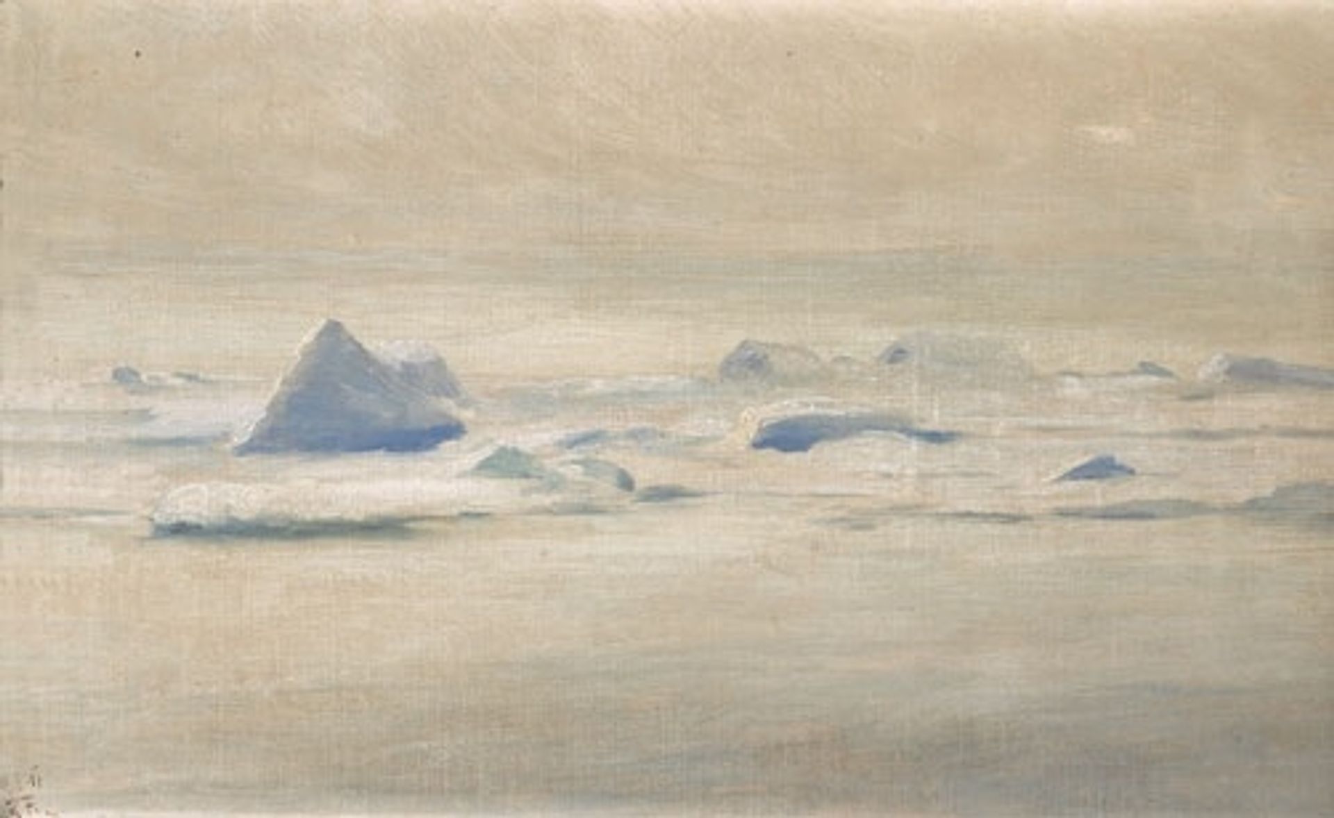 Eislandschaft auf Grönland by Richard Friese