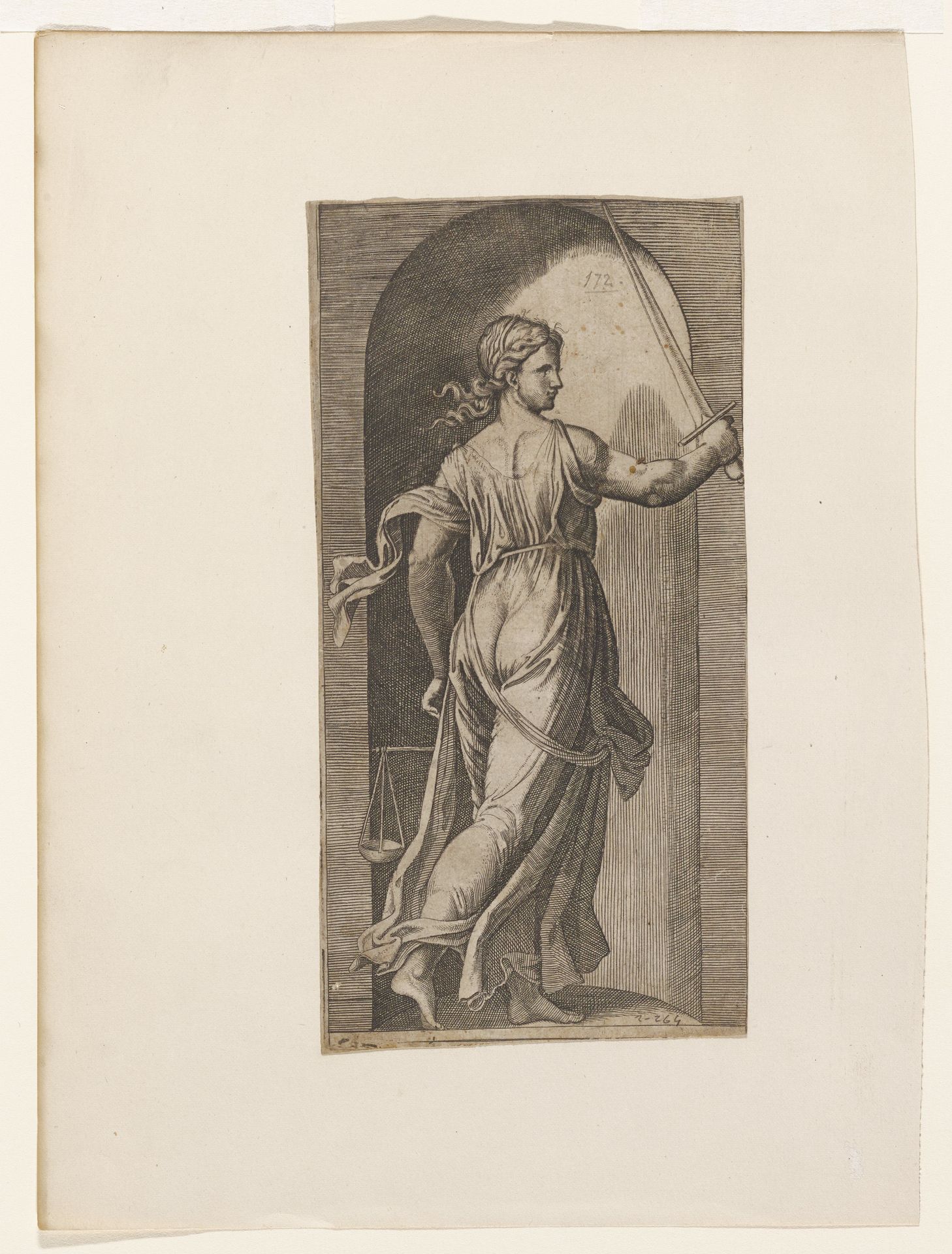 Untitled [woman with sword] by Anonymous