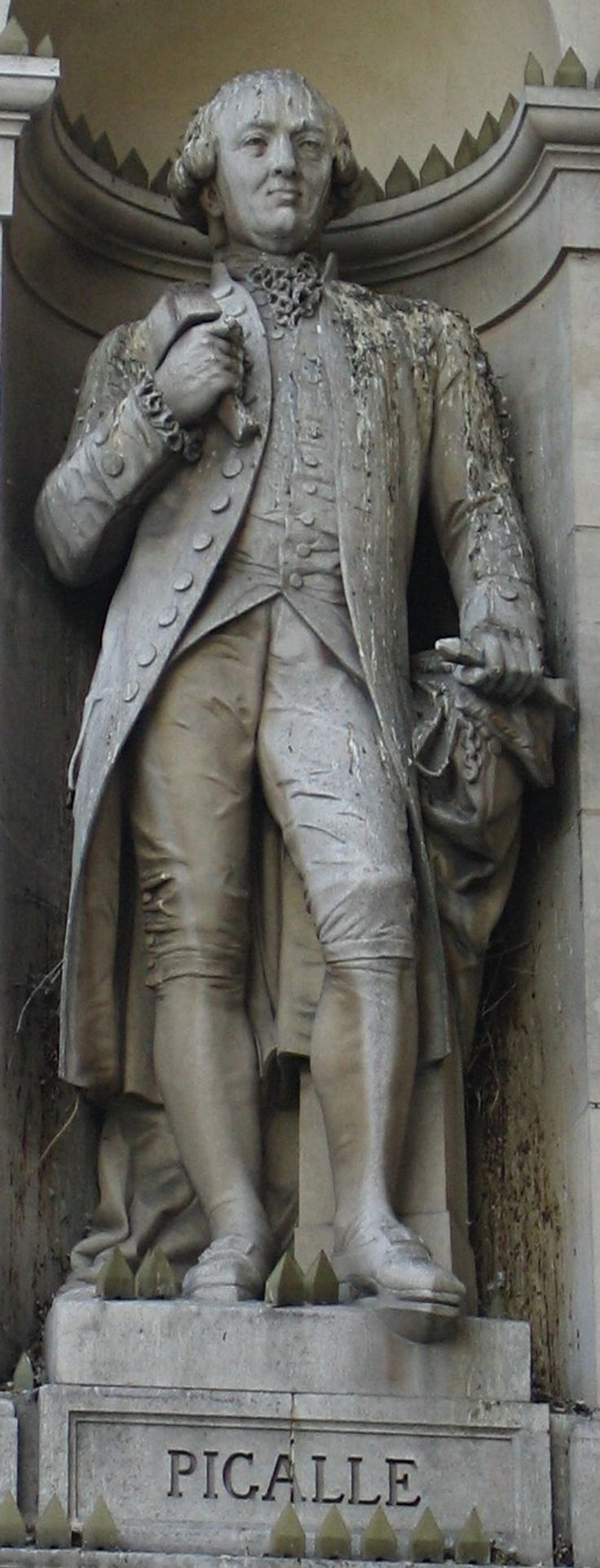 Statue in the Hôtel De Ville of Paris by Jean-Baptiste Pigalle
